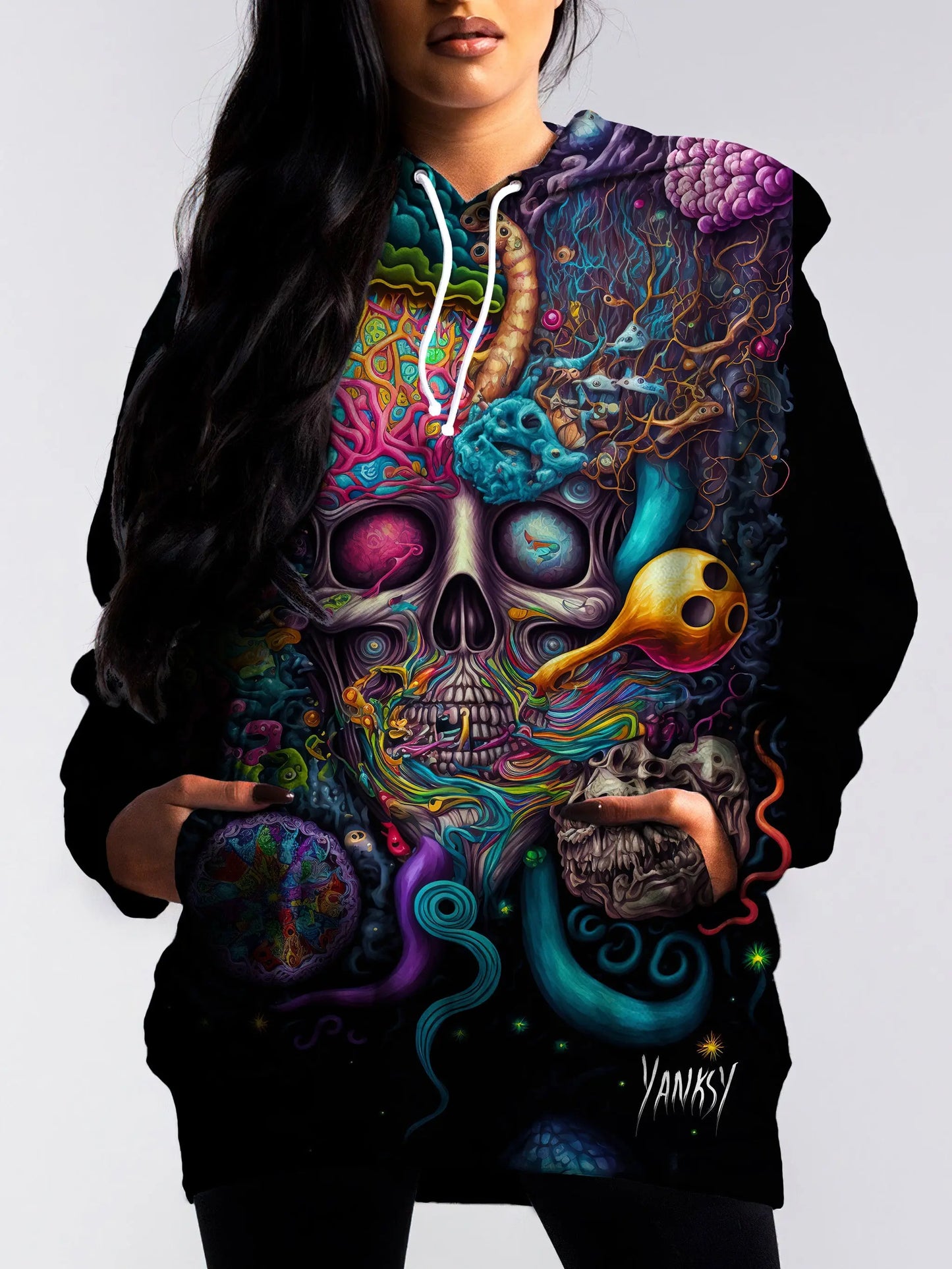 Embrace your inner artist with this one-of-a-kind hoodie