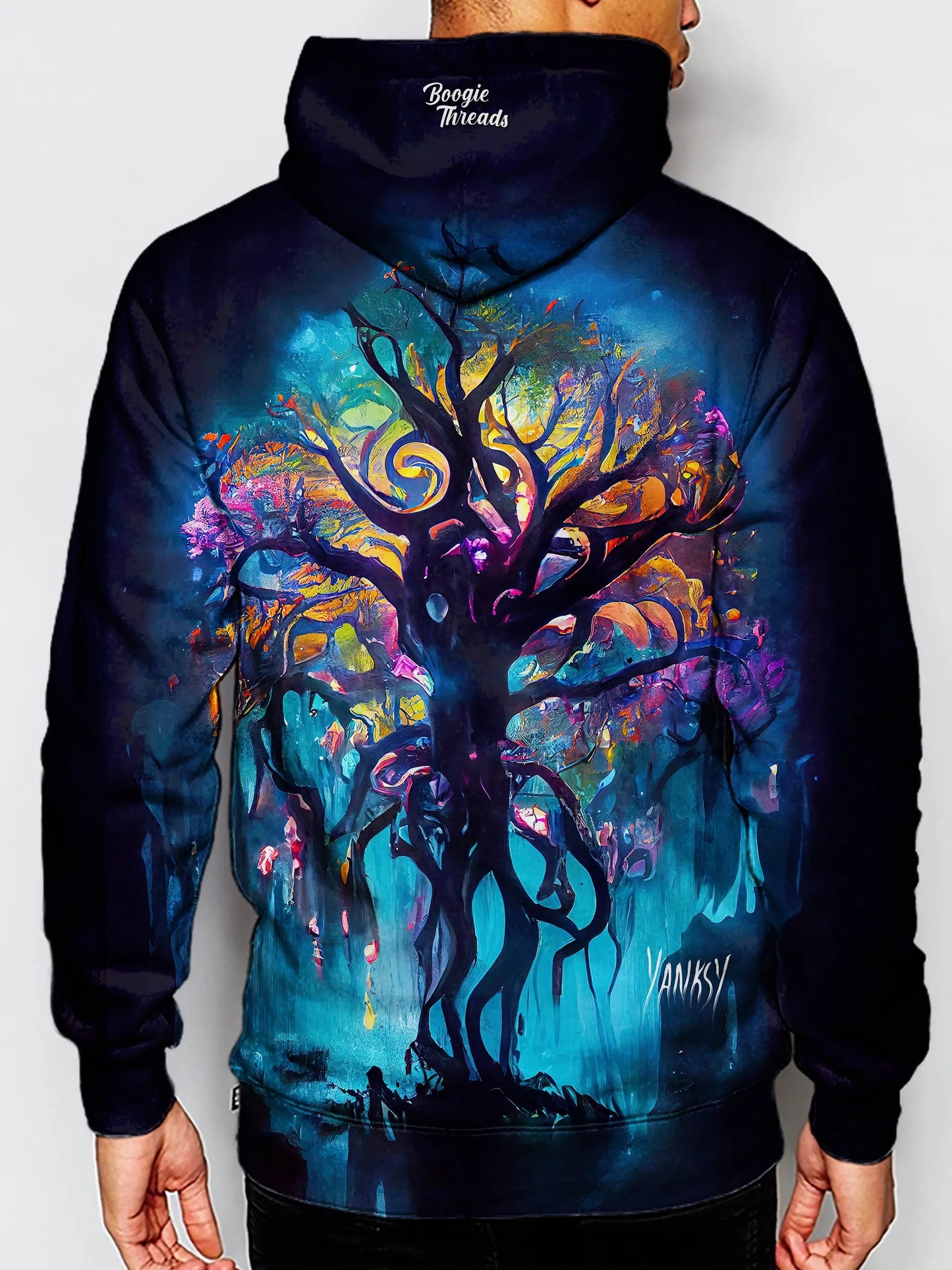 Get ready to enter a world of mesmerizing patterns and vibrant colors with this trippy hoodie