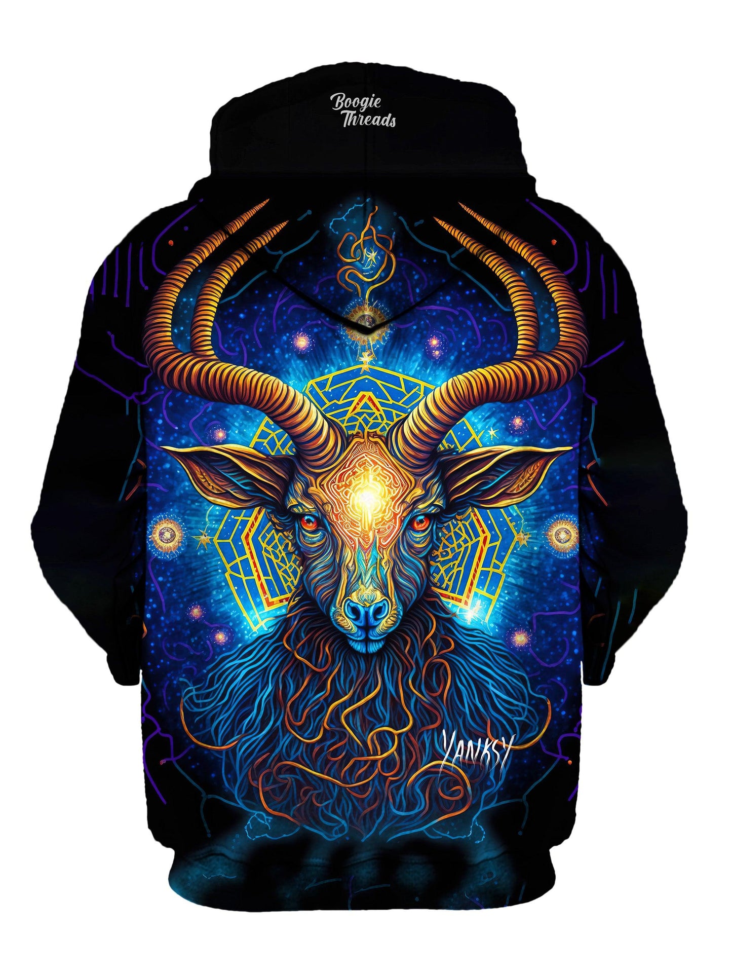 Make a statement with this bold and eye-catching hoodie