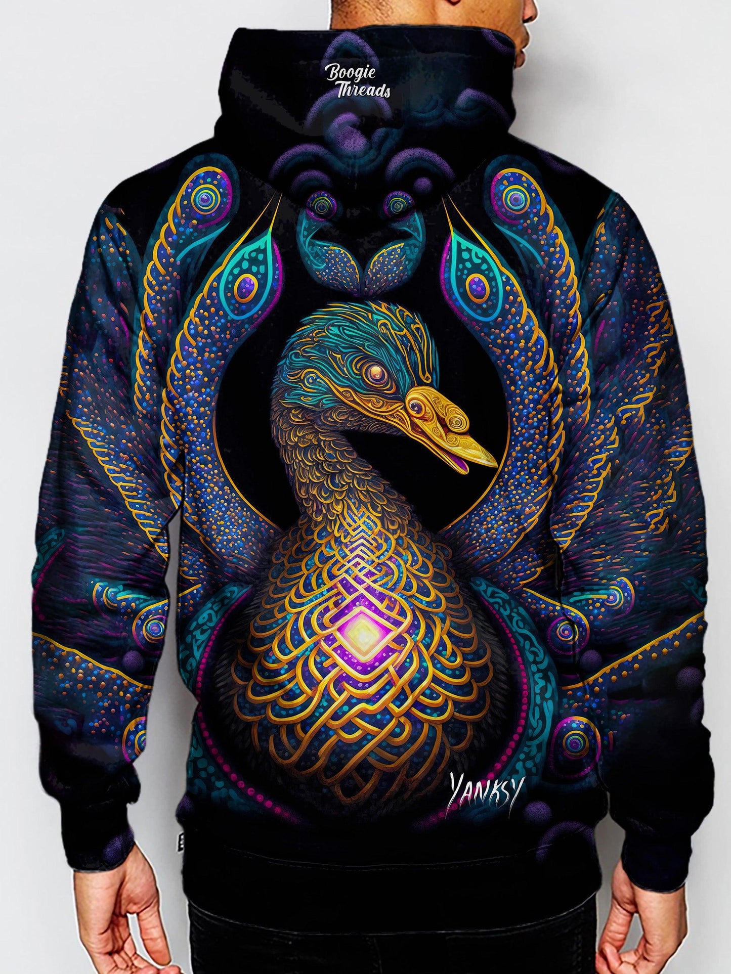 Embrace your unique style with this bright and colorful hoodie