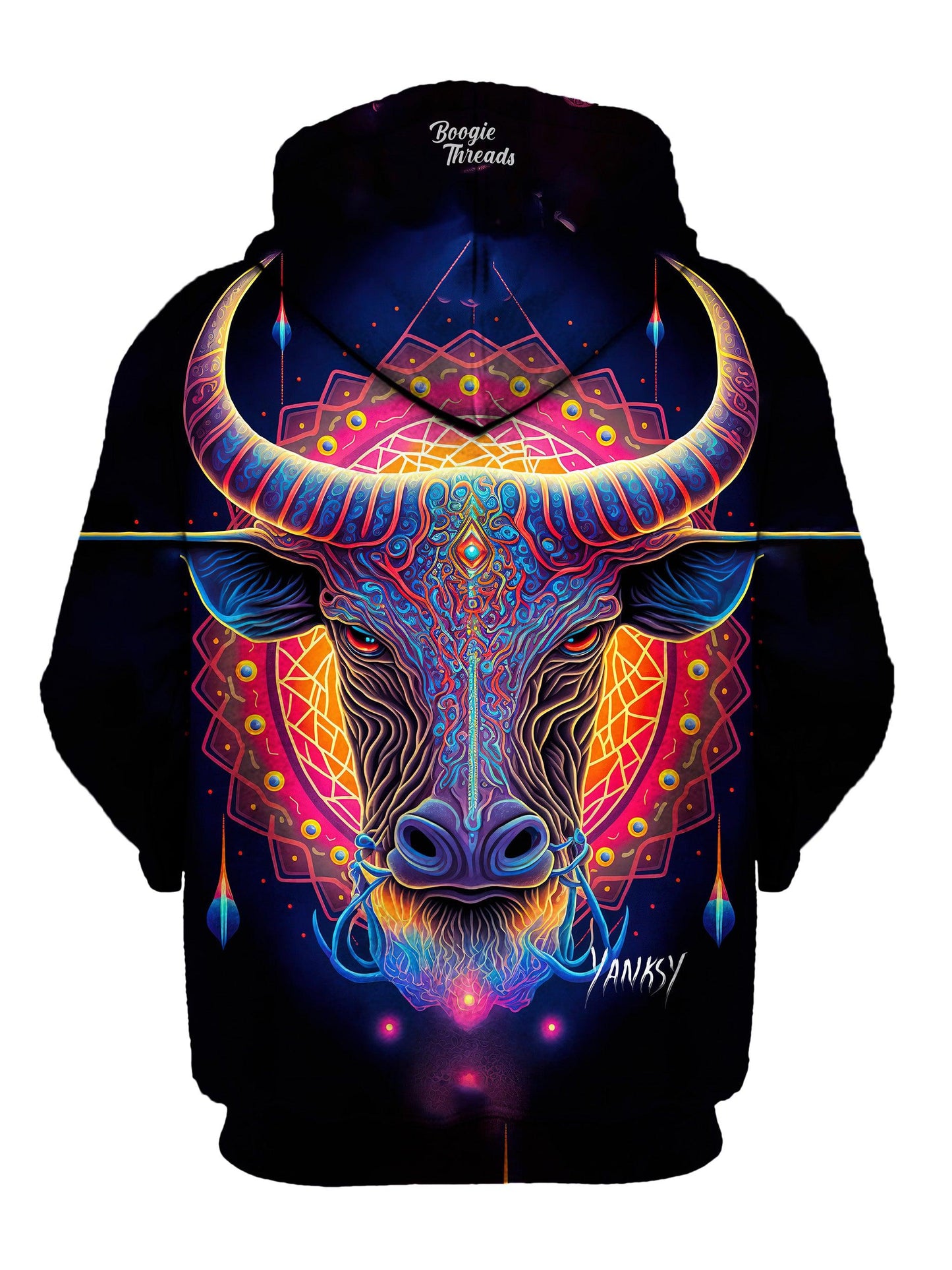 Get ready to dance the night away in this comfortable pullover hoodie