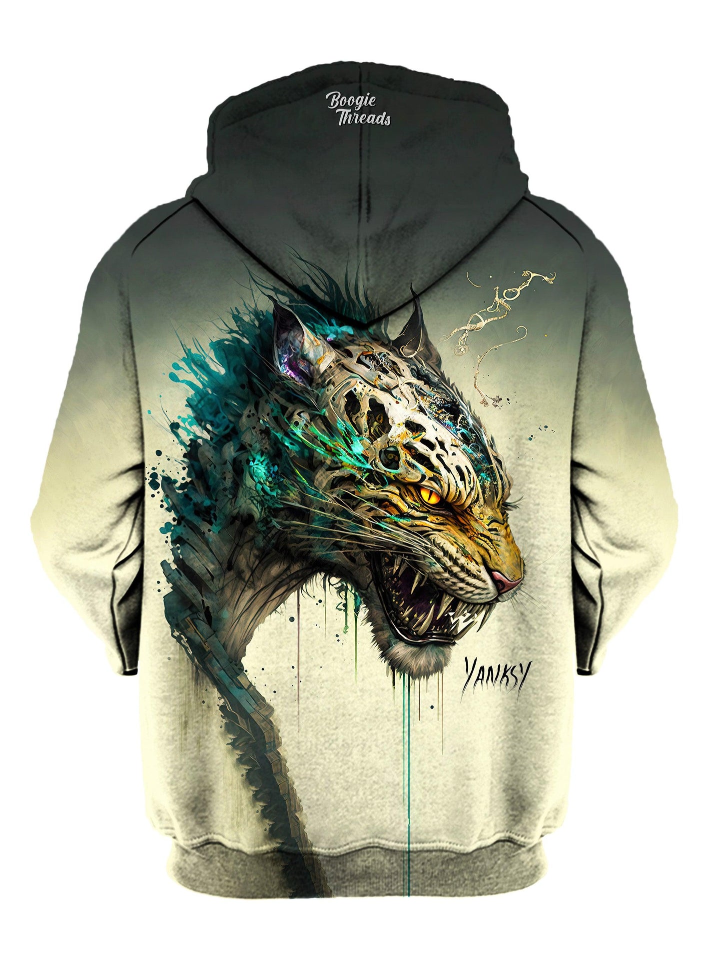 Stay comfortable and stylish all day and night at festivals and raves with this pullover hoodie