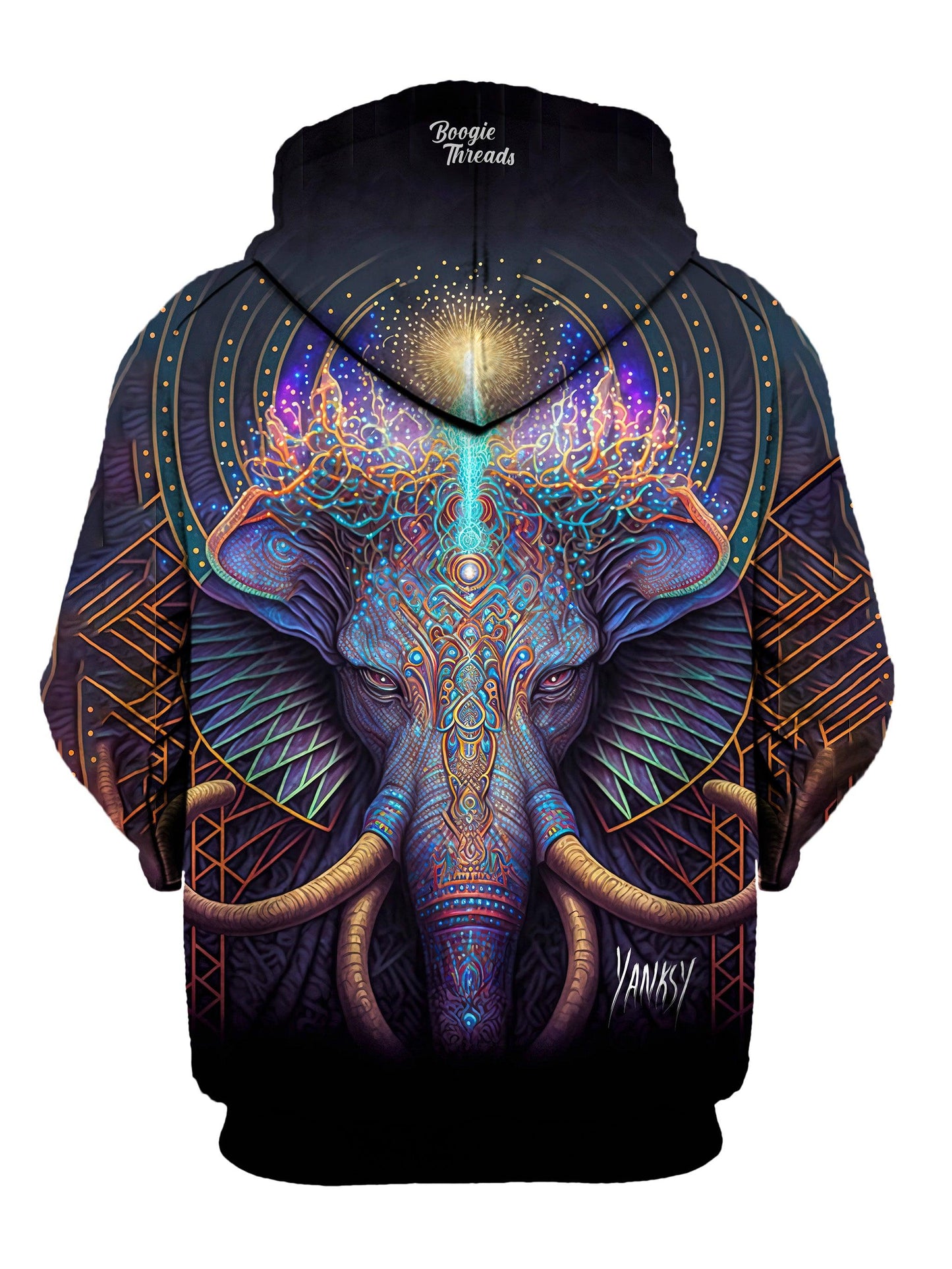 Get ready to make a splash with this mesmerizing sublimation pullover hoodie