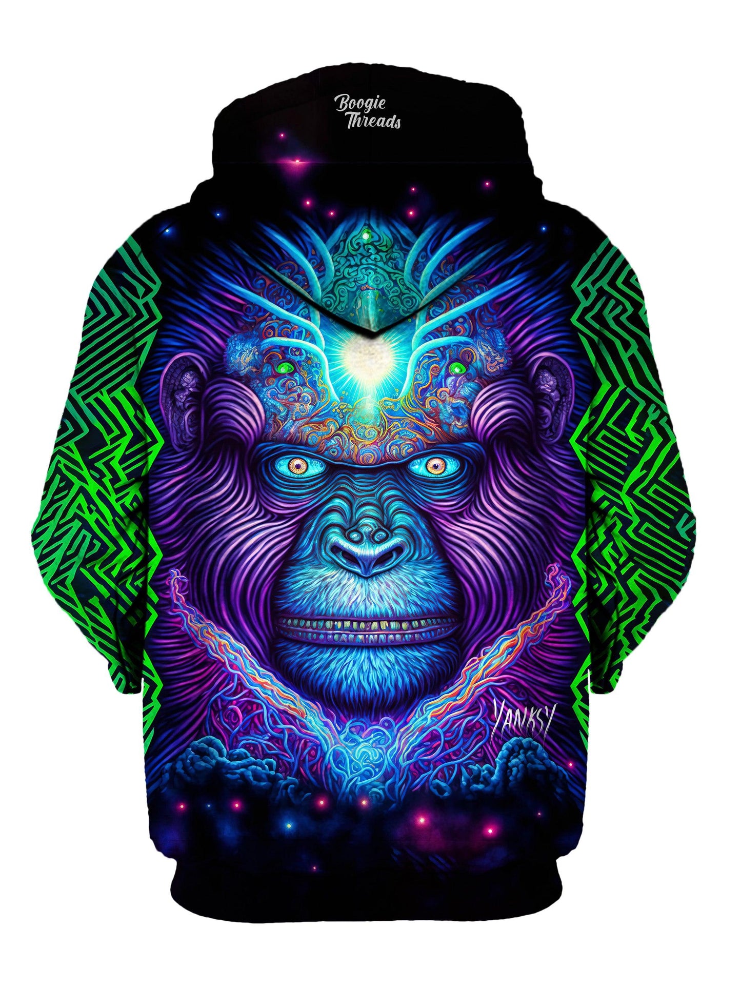 Get ready to make a splash with this mesmerizing sublimation pullover hoodie
