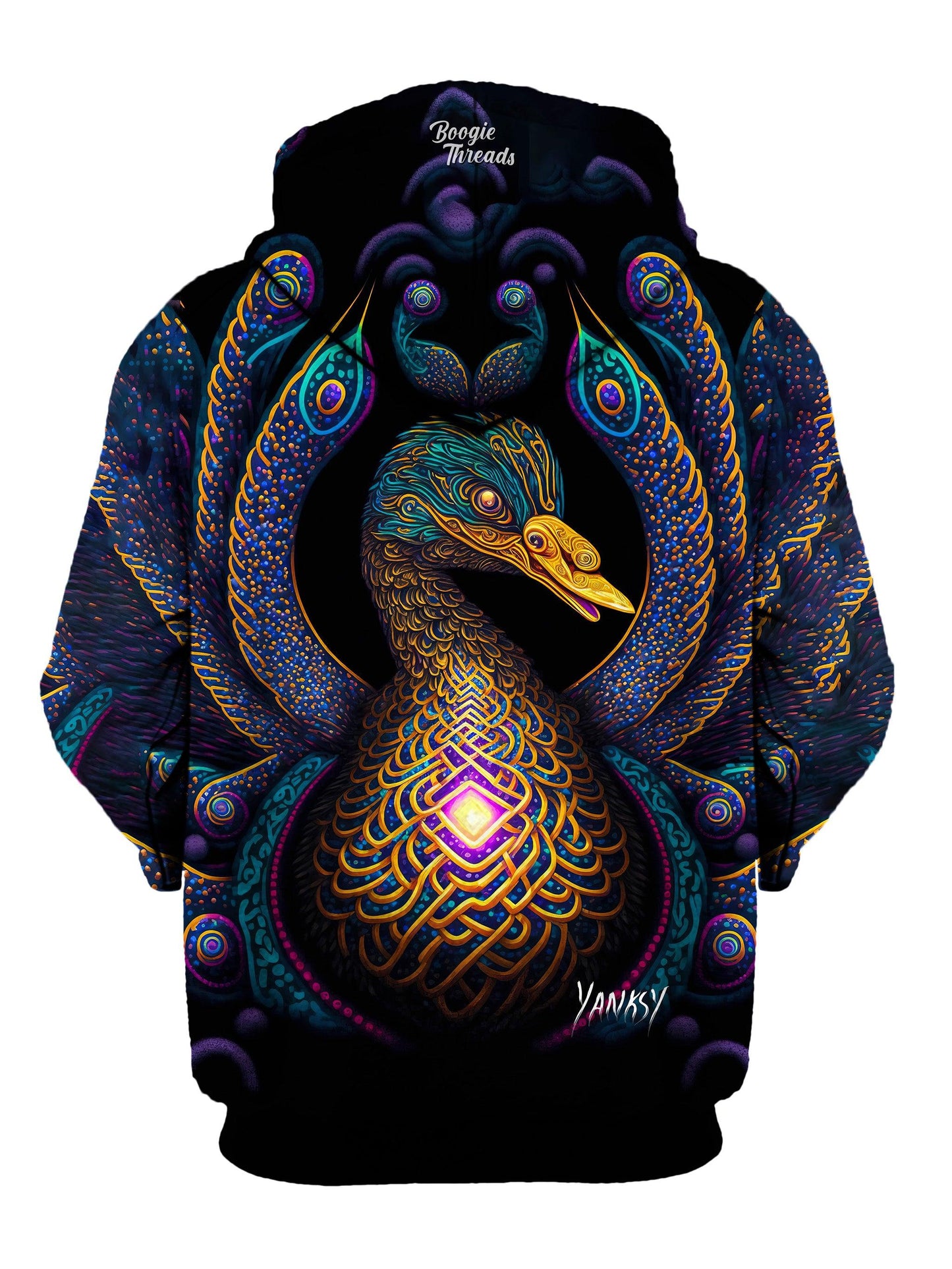 Make a statement with this bold and eye-catching hoodie
