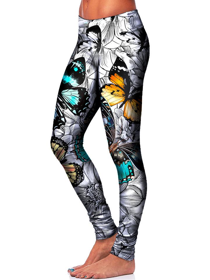Butterfly Leggings Side View