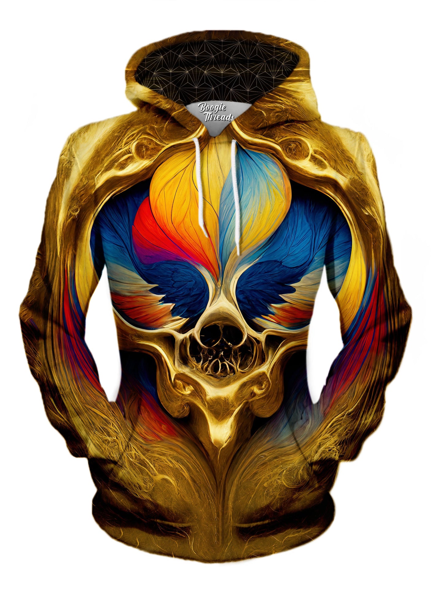 Anchored Rhythm Unisex Pullover Hoodie - EDM Festival Clothing - Boogie Threads