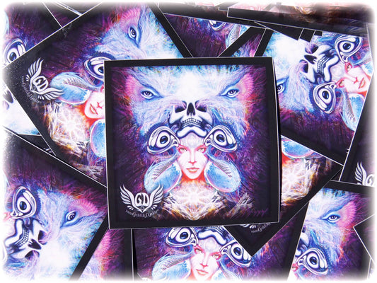 Repressed Illumination Vinyl Sticker - GratefullyDyed - 1