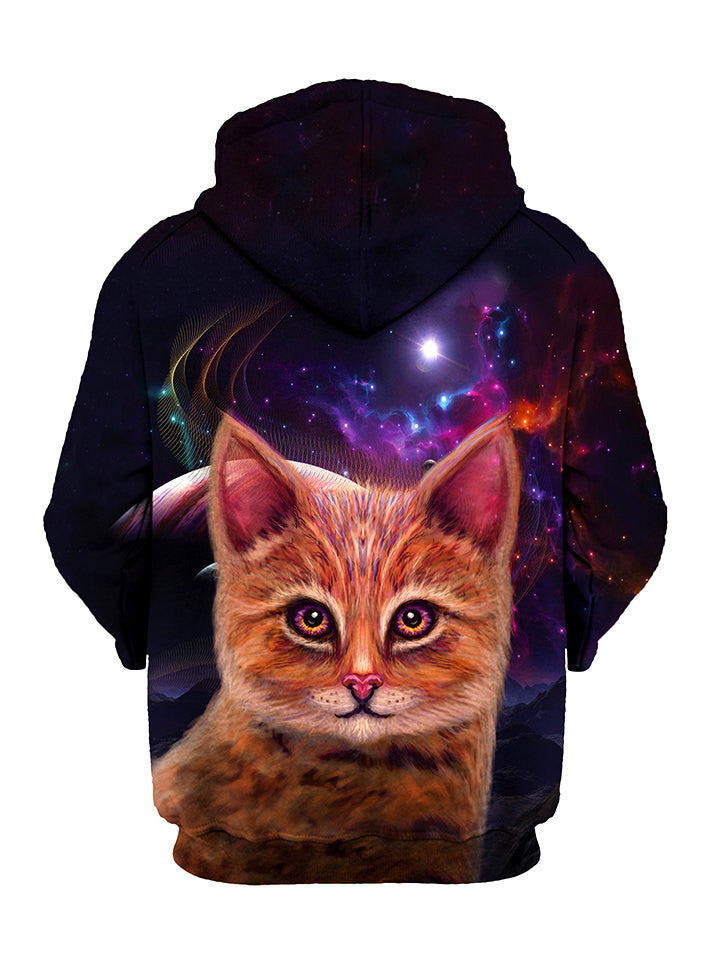 Space Cat Pullover Art Hoodie - GratefullyDyed - 2