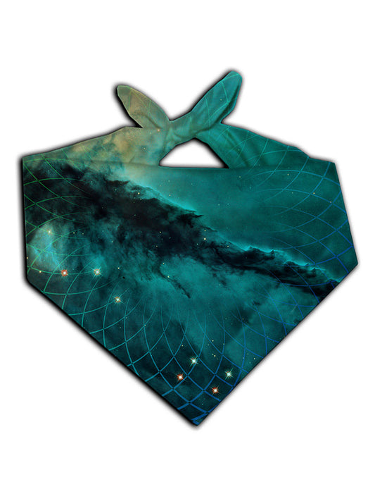 Geometric Cloud Cluster Printed Bandana - GratefullyDyed - 1