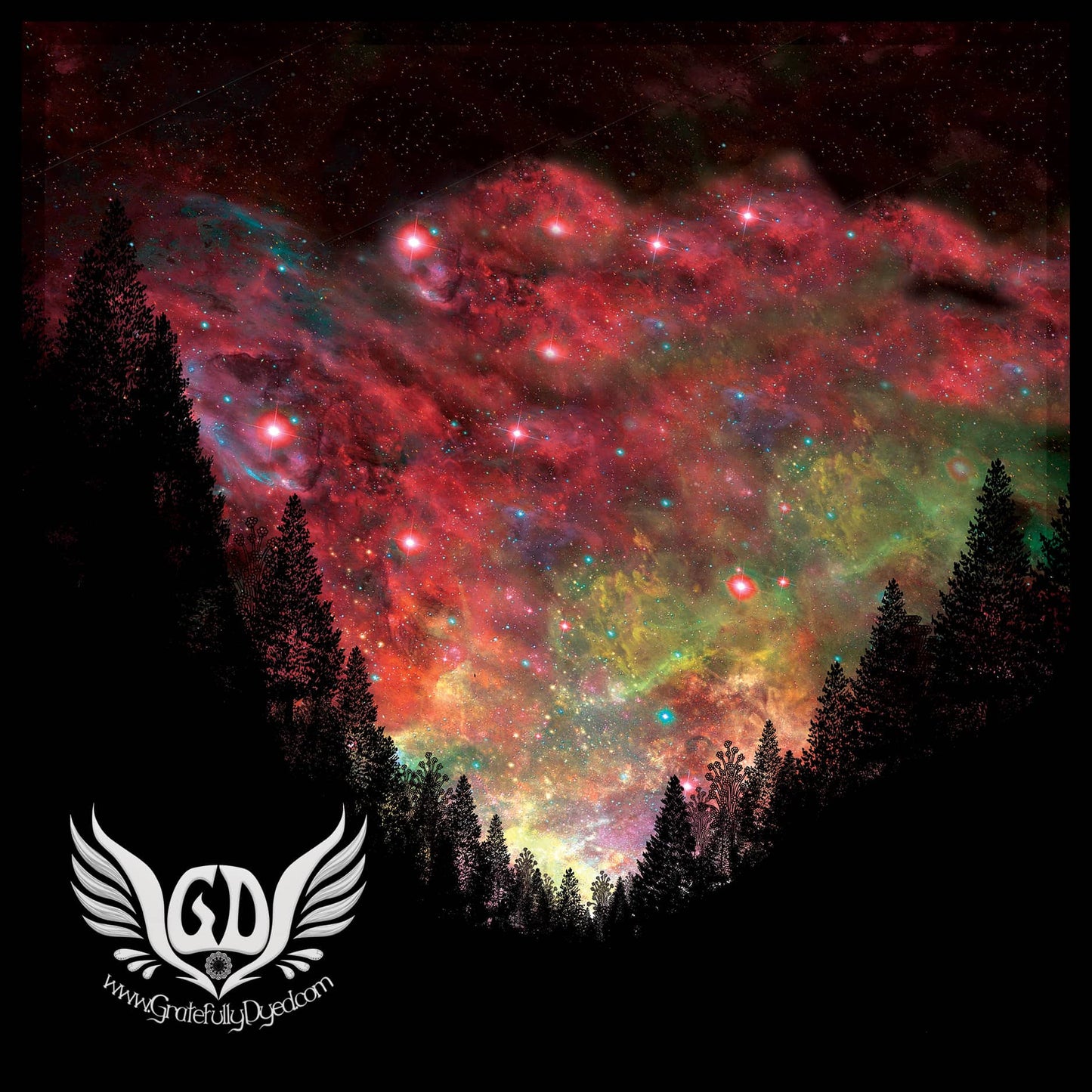 Rasta Woods Vinyl Sticker - GratefullyDyed - 2