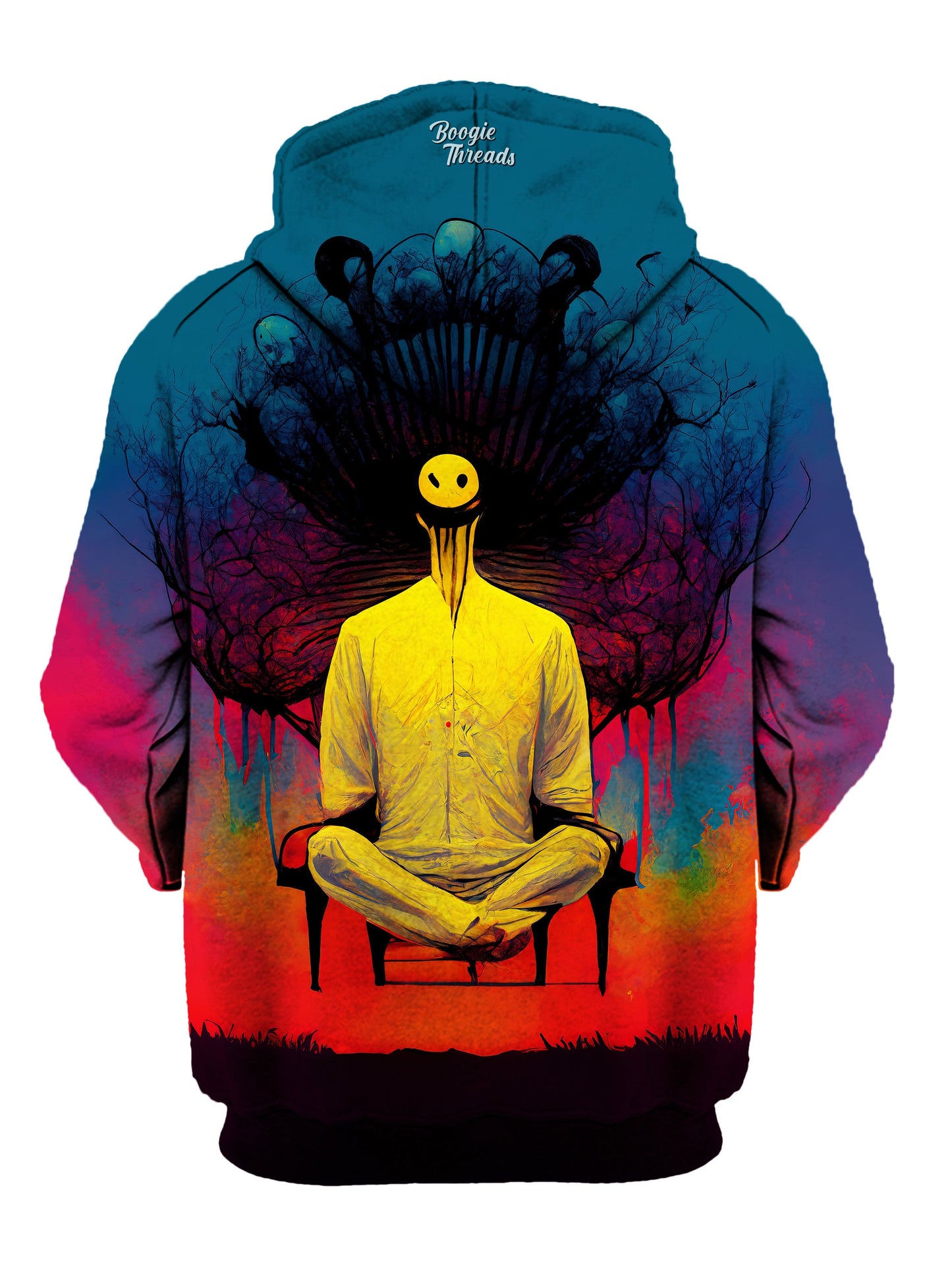 Blank Requiem Unisex Pullover Hoodie - EDM Festival Clothing - Boogie Threads