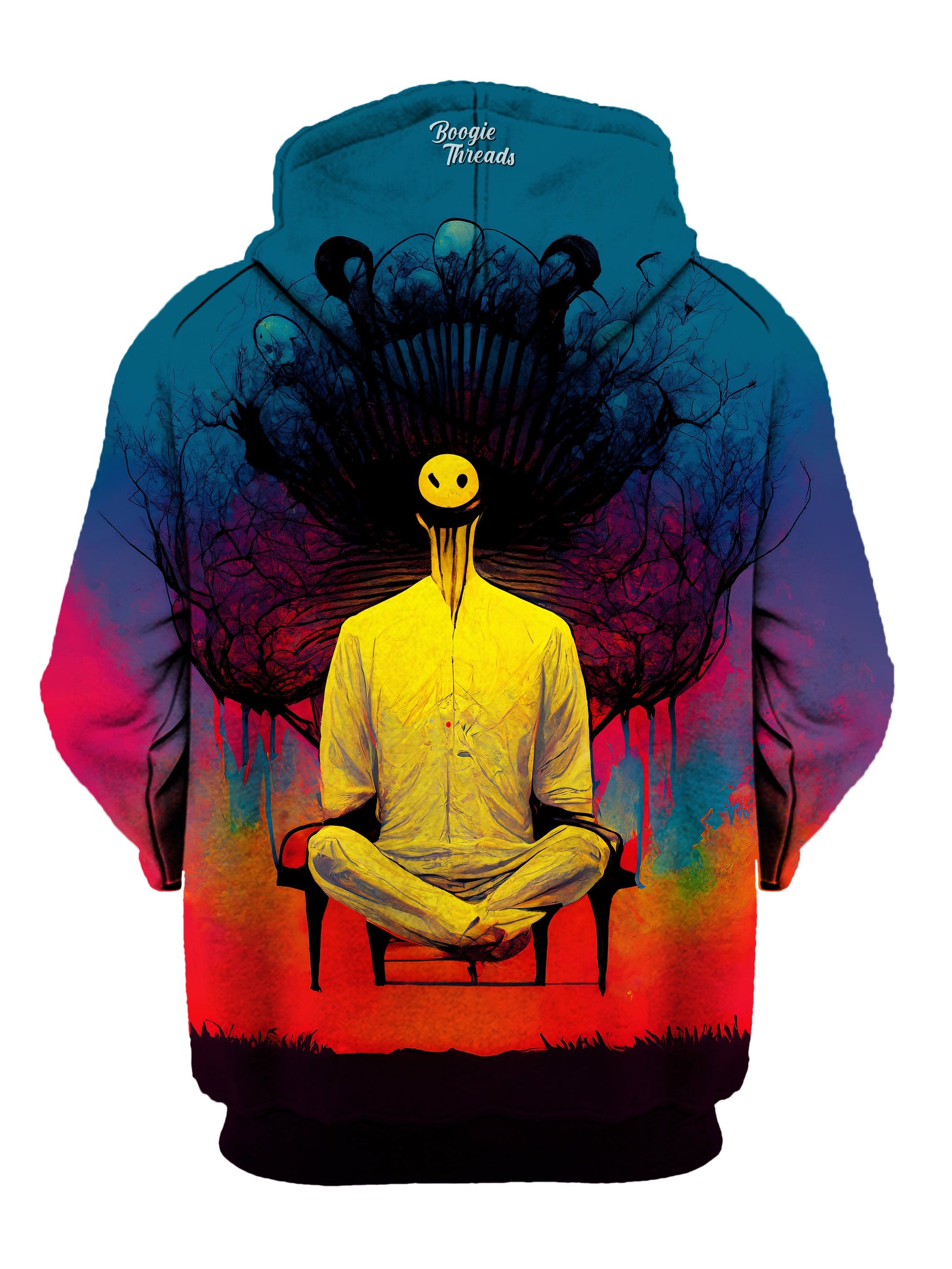 Blank Requiem Unisex Pullover Hoodie - EDM Festival Clothing - Boogie Threads