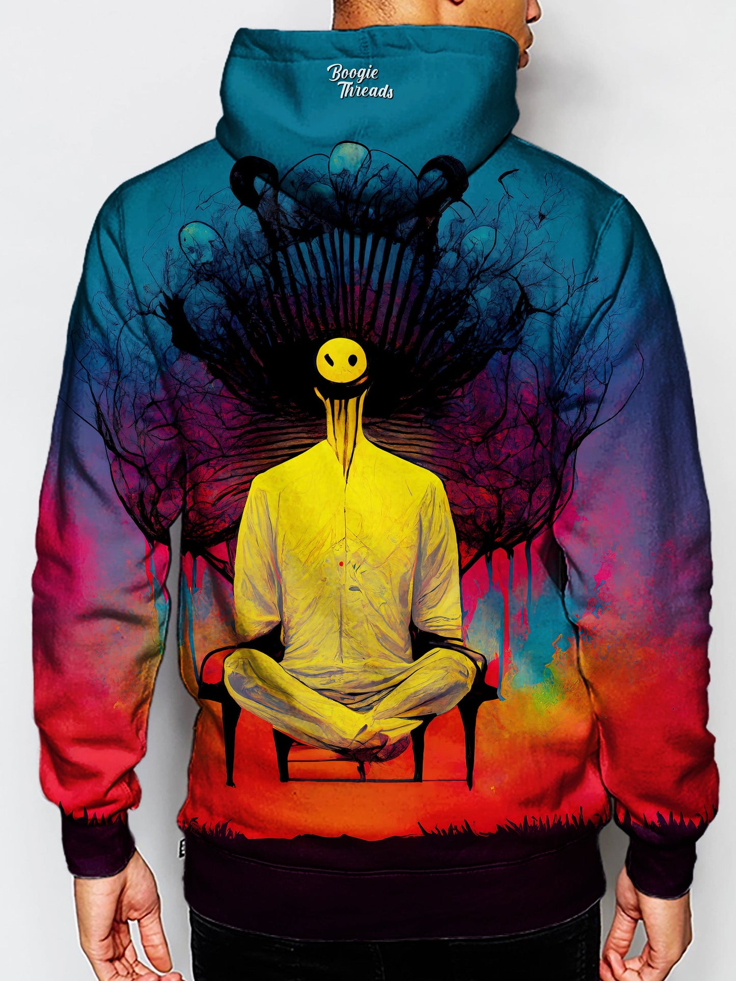 Blank Requiem Unisex Pullover Hoodie - EDM Festival Clothing - Boogie Threads