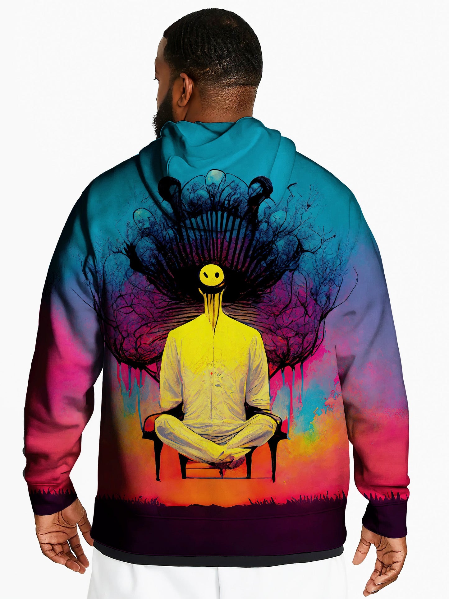 Blank Requiem Unisex Pullover Hoodie - EDM Festival Clothing - Boogie Threads