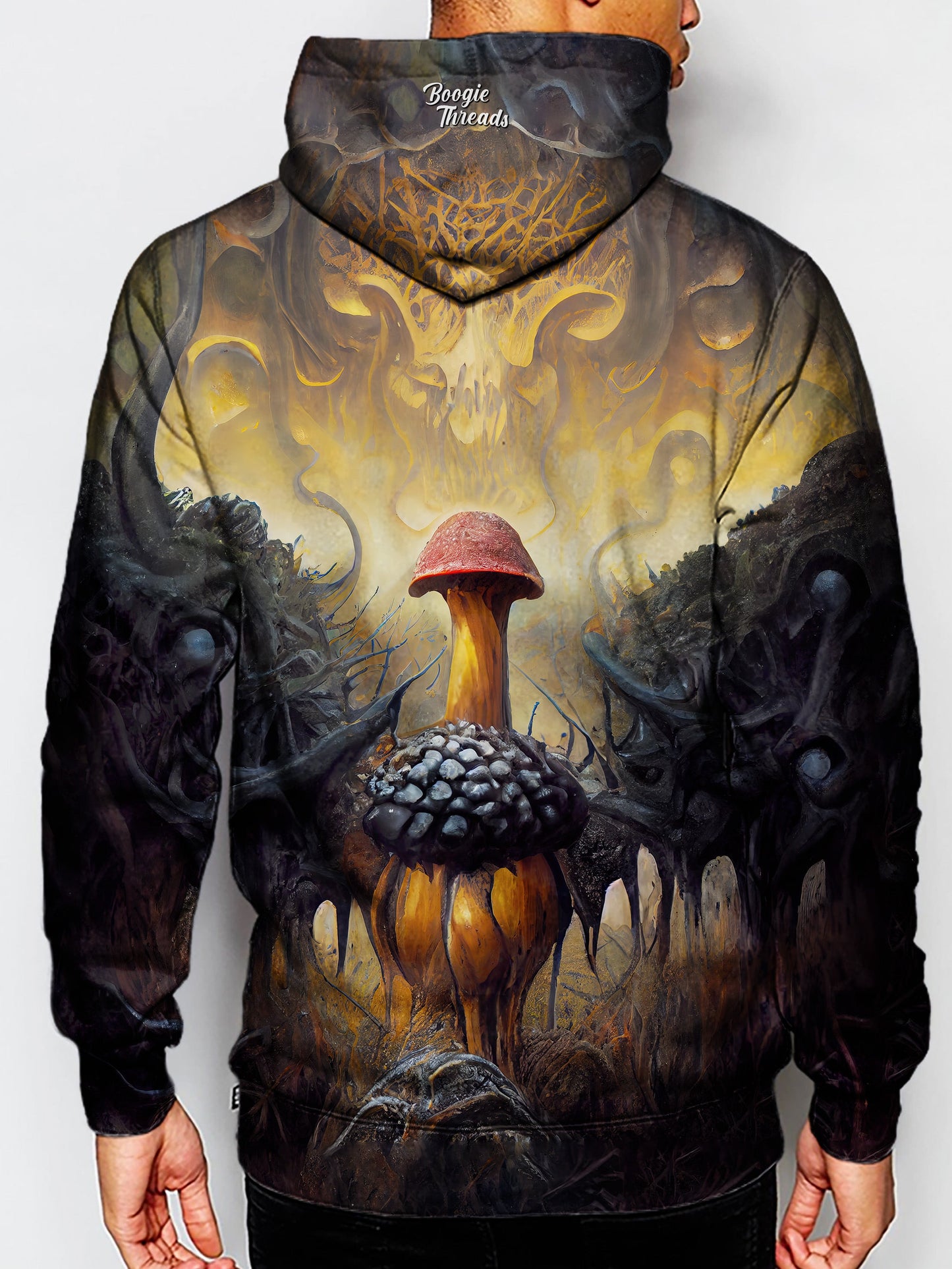 Bright Candles Unisex Pullover Hoodie - EDM Festival Clothing - Boogie Threads