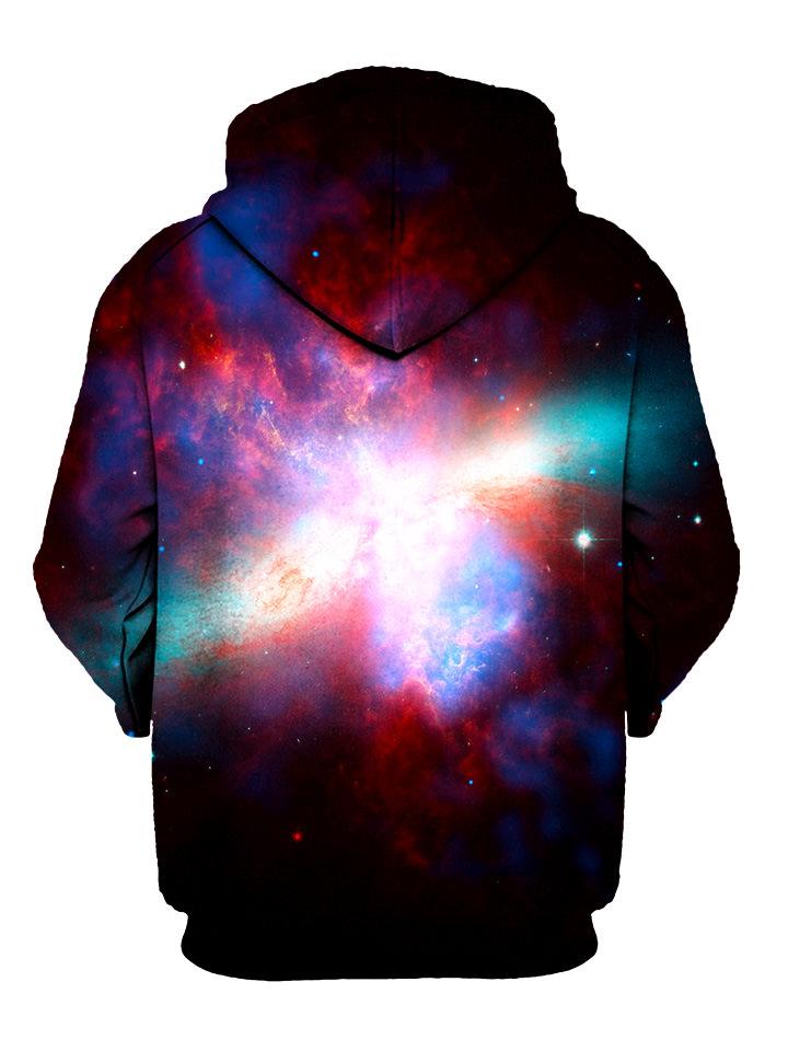 Psychedelic Galaxy Pullover Hoodie Back View
