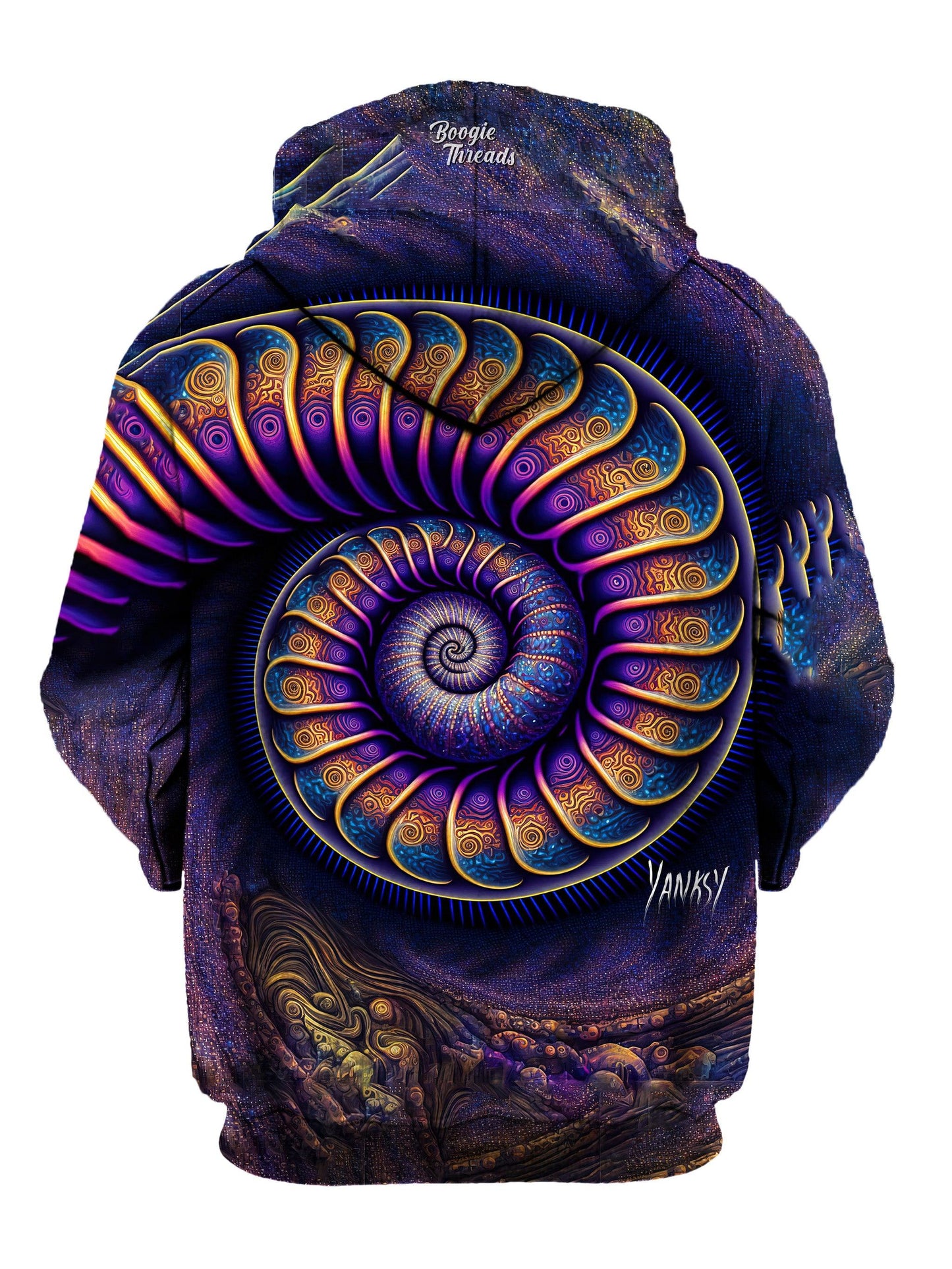 Colorful and trippy hoodie perfect for expressing your unique style