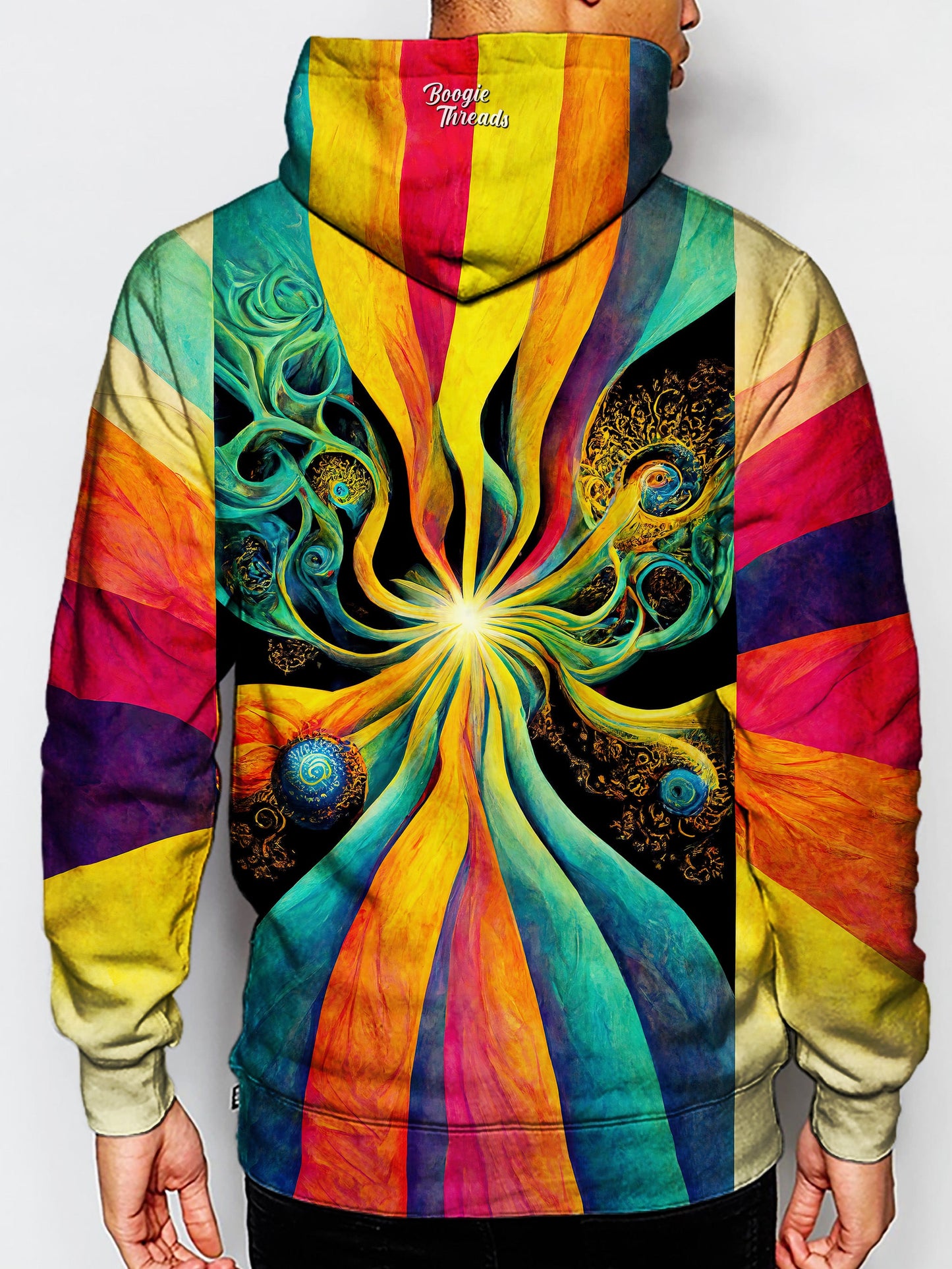 Delightful Moment Unisex Pullover Hoodie - EDM Festival Clothing - Boogie Threads