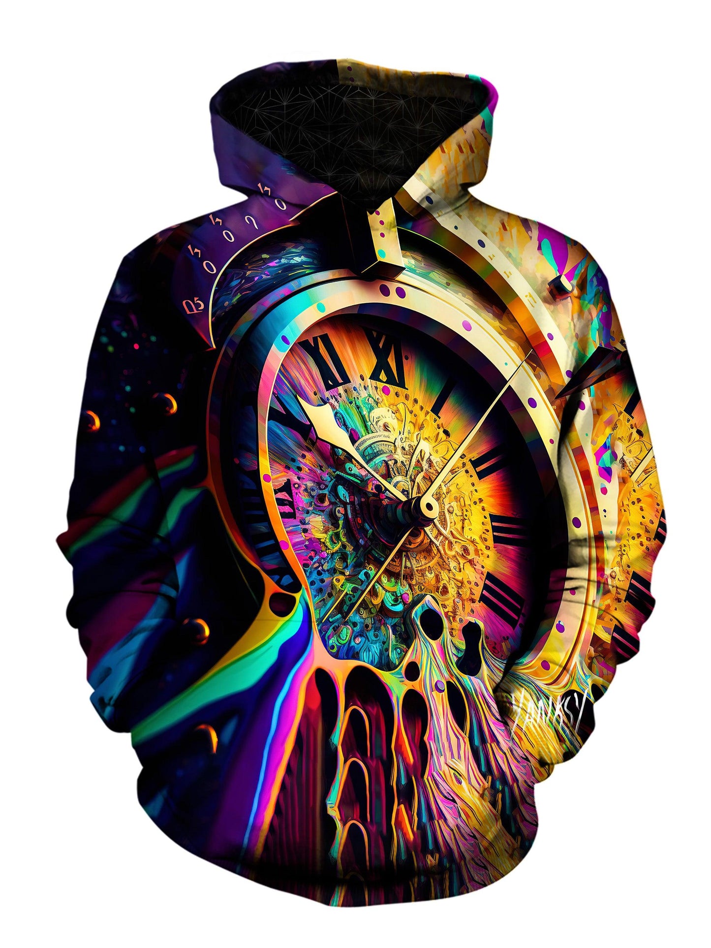 Get ready to party in comfort and style with this pullover hoodie