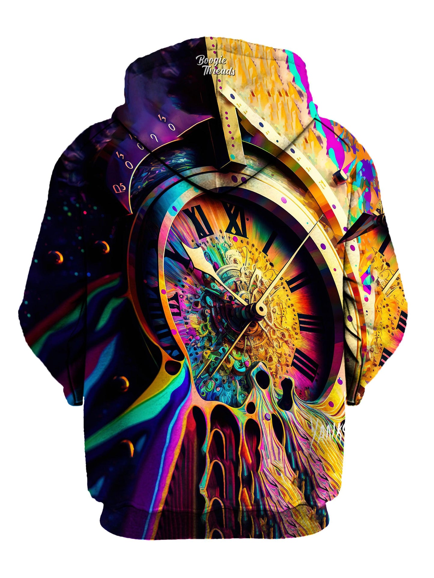 Experience ultimate comfort and style at festivals and raves with this pullover hoodie