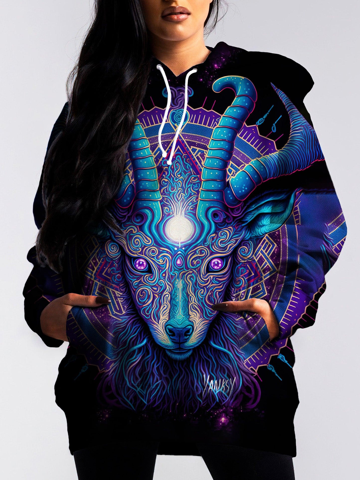 Elevate your wardrobe with this bold and eye-catching hoodie