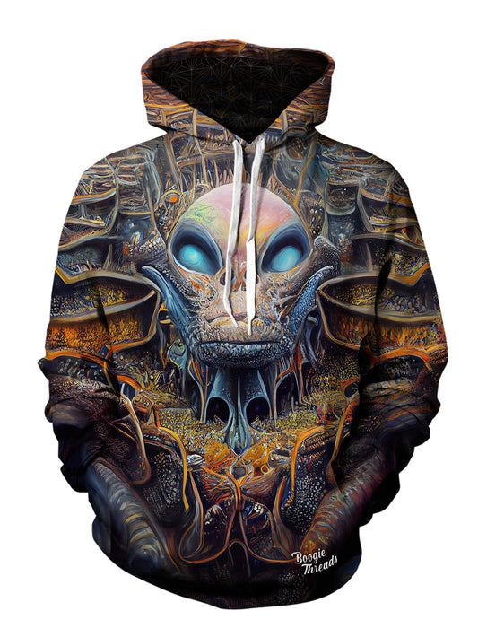 Enlightened Message Unisex Pullover Hoodie - EDM Festival Clothing - Boogie Threads