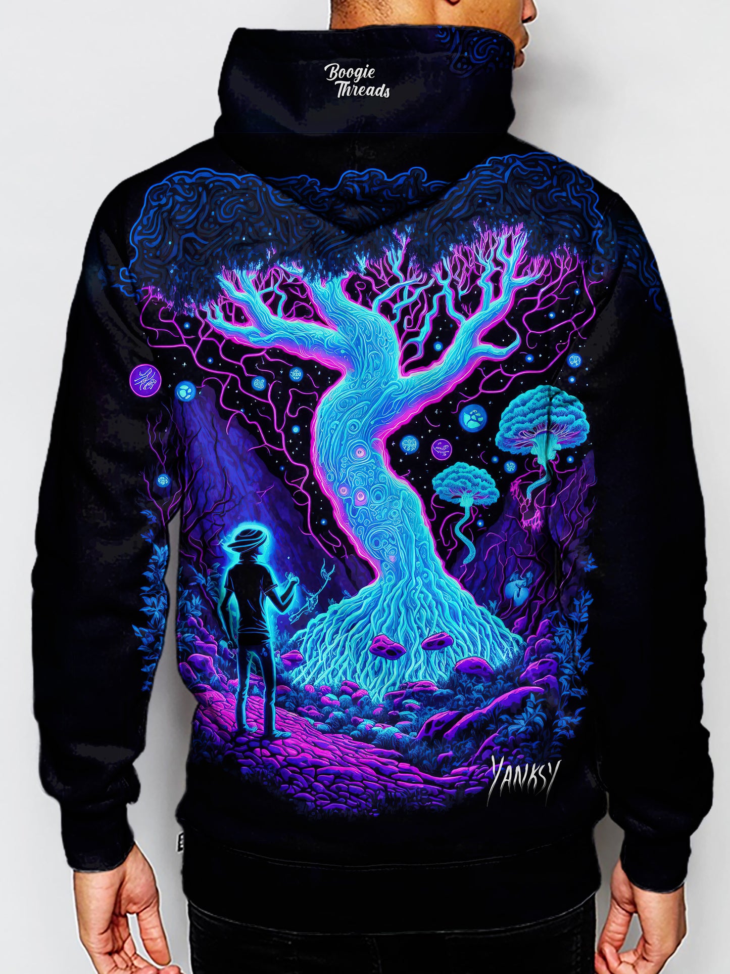 Stay comfy and stylish all night long with this pullover hoodie