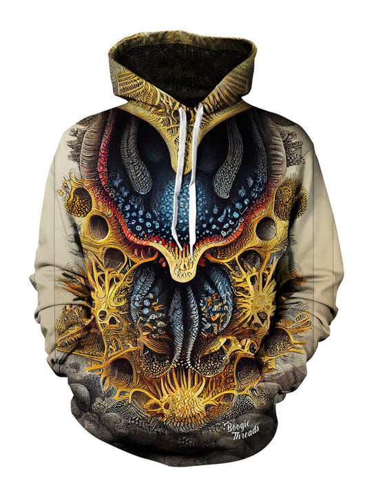 Frightening Flower Unisex Pullover Hoodie - EDM Festival Clothing - Boogie Threads