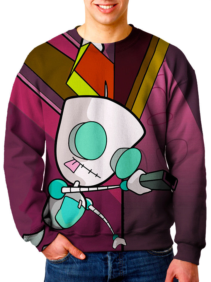 Gir Sweat Shirt - Invader Zim Sweater Print