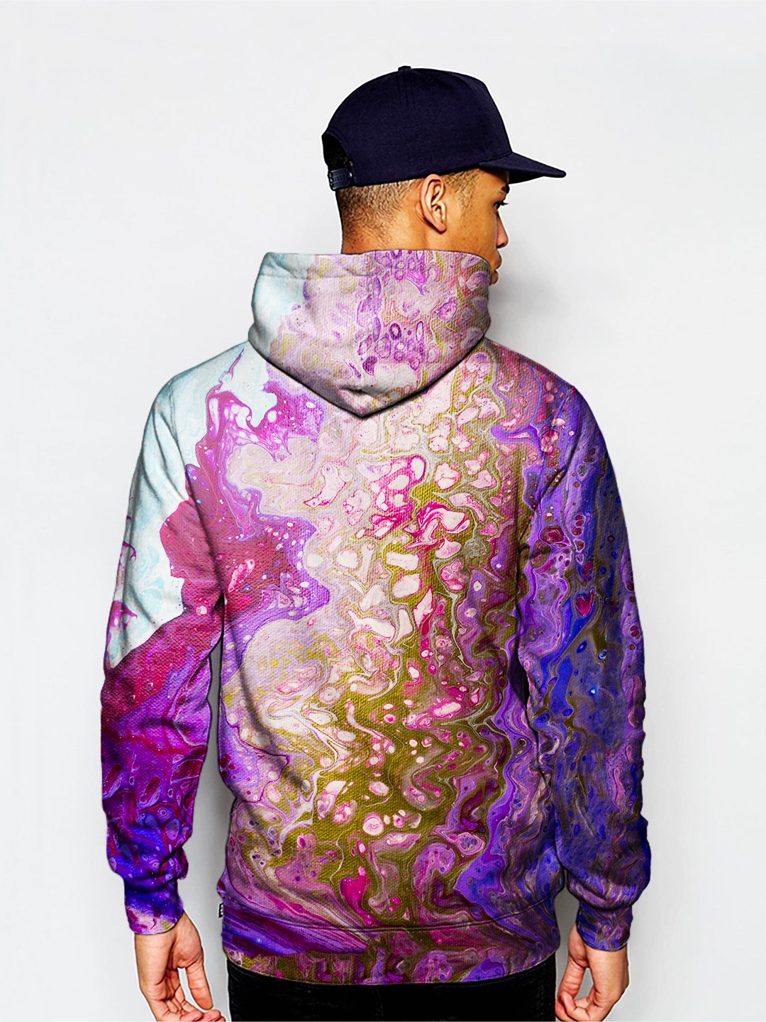 Tierney Pinkous Marble Painting Hoodie Print