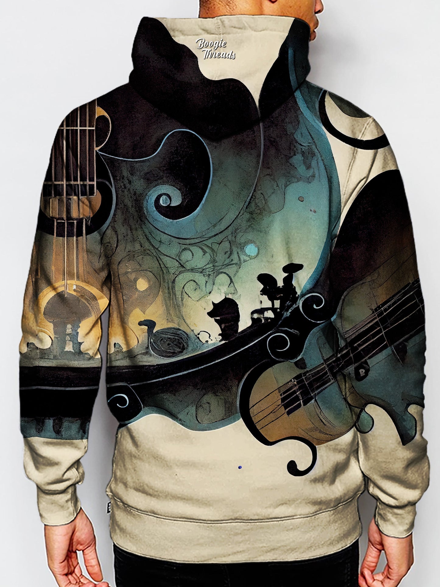 Grieving Canvas Unisex Pullover Hoodie - EDM Festival Clothing - Boogie Threads