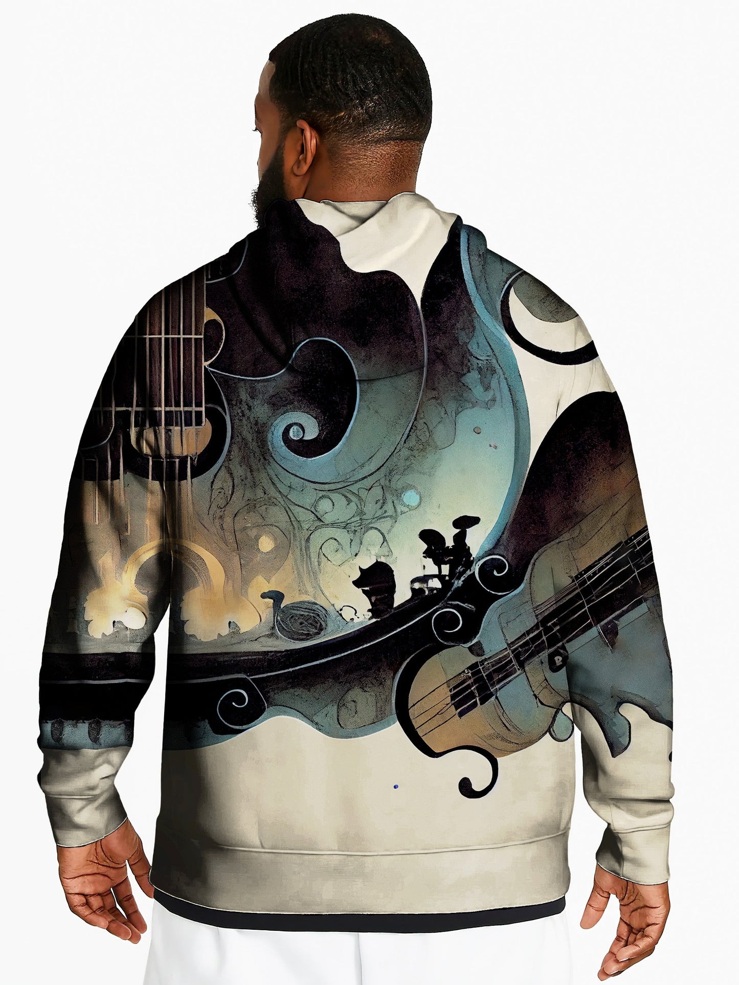 Grieving Canvas Unisex Pullover Hoodie - EDM Festival Clothing - Boogie Threads
