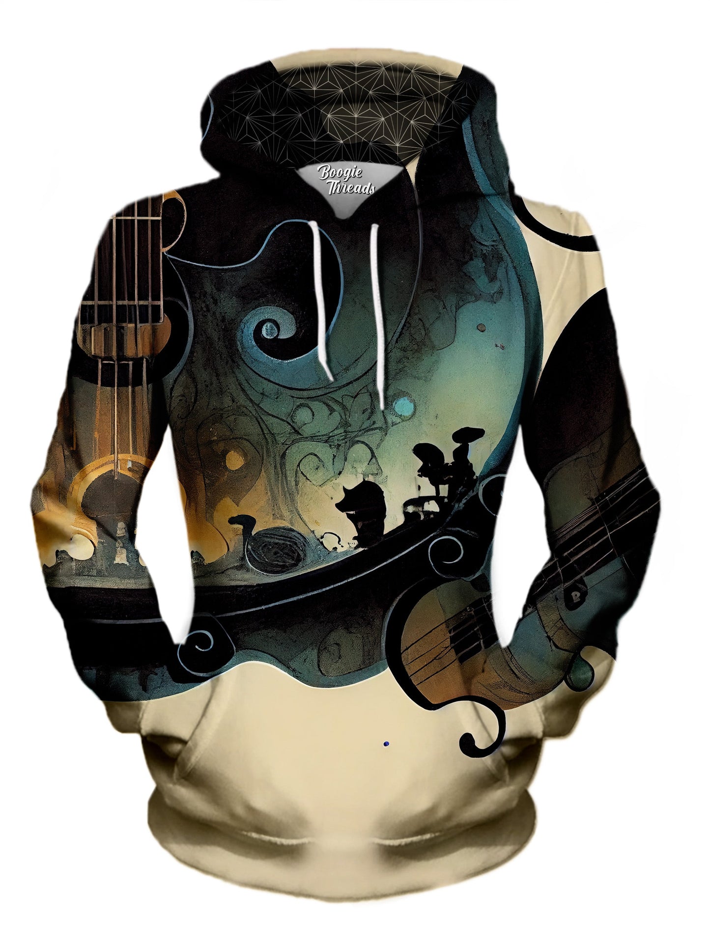 Grieving Canvas Unisex Pullover Hoodie - EDM Festival Clothing - Boogie Threads