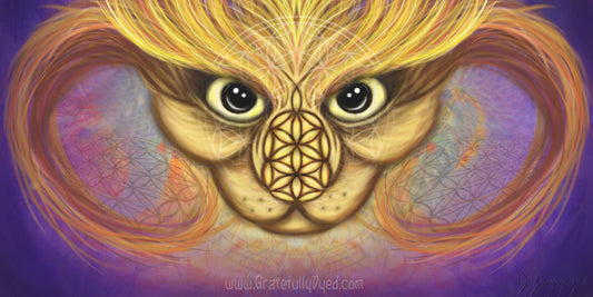 Visionary Artwork - Original Digital Painting - Psychedelic Poster Print - Trippy Festival Artwork - GratefullyDyed