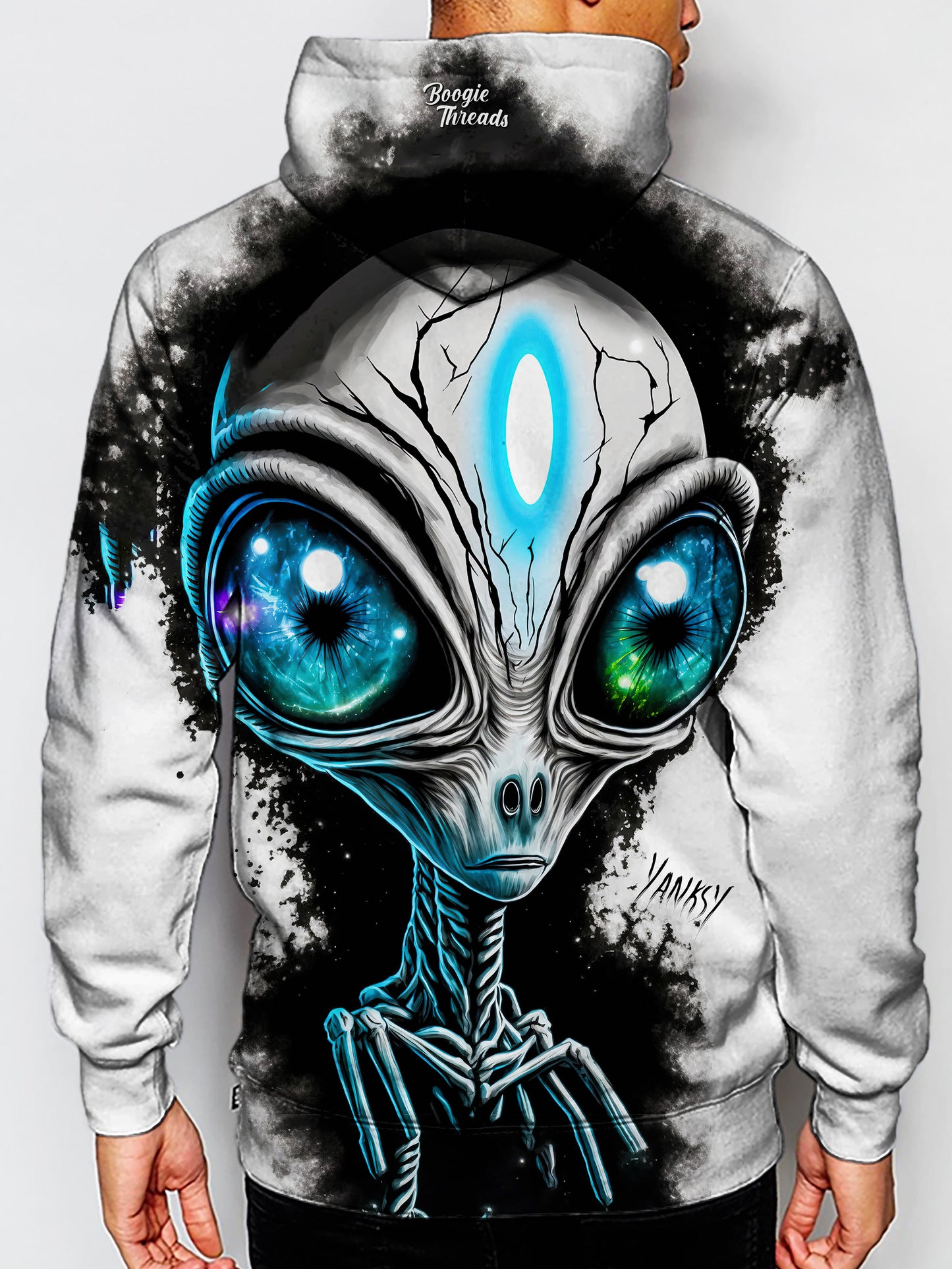 Embrace your unique style with this bright and colorful hoodie