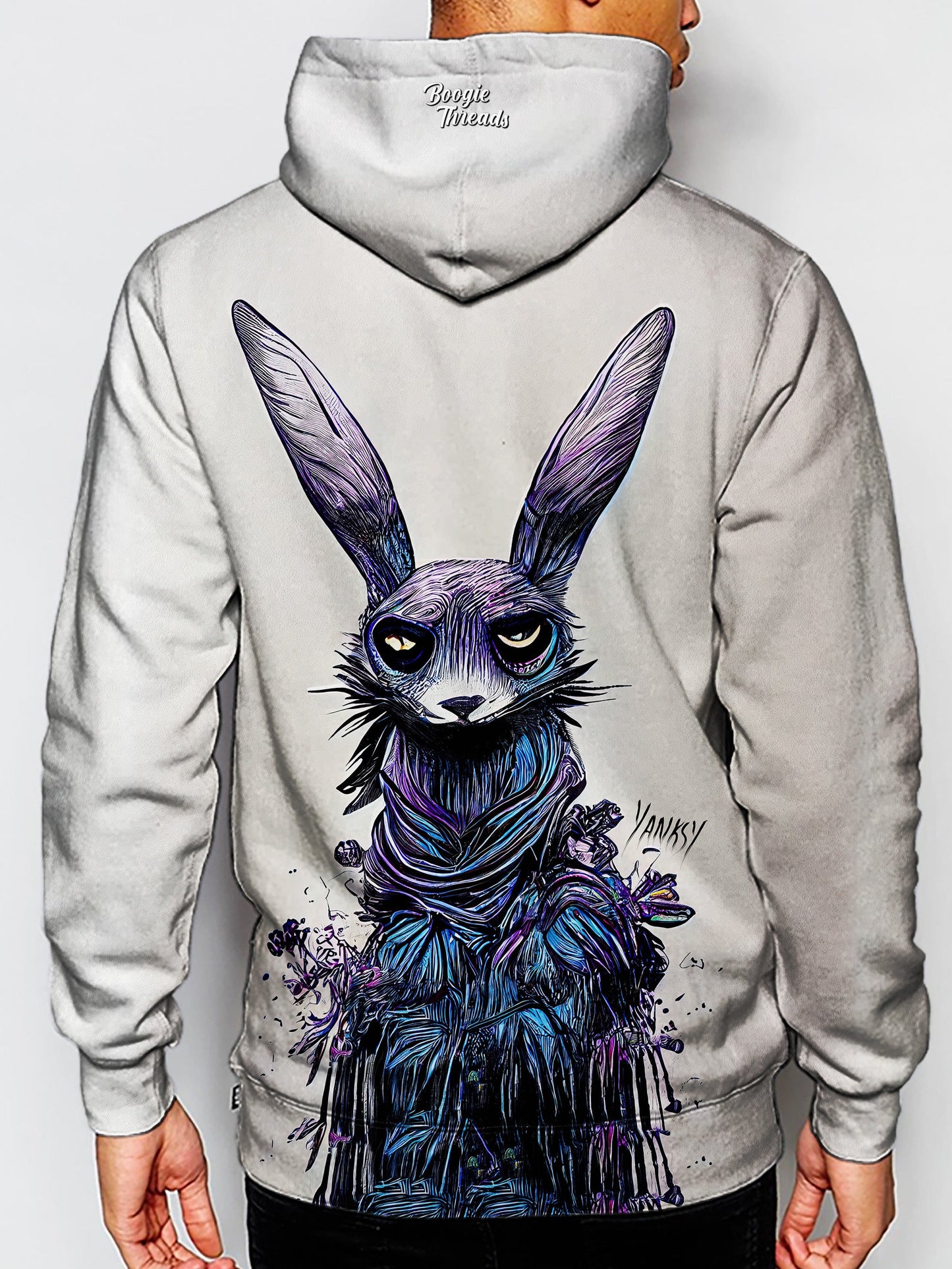 Make a splash with this bright and colorful hoodie