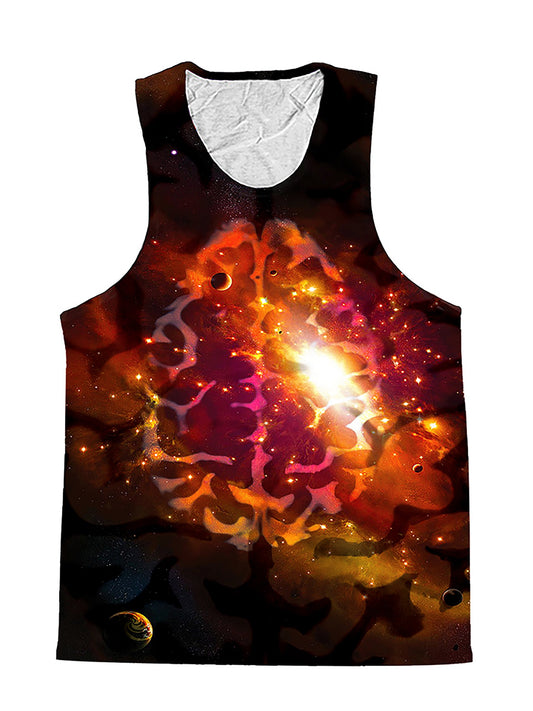 Mindful Space Brainstorm Galaxy Premium Tank Top - Boogie Threads