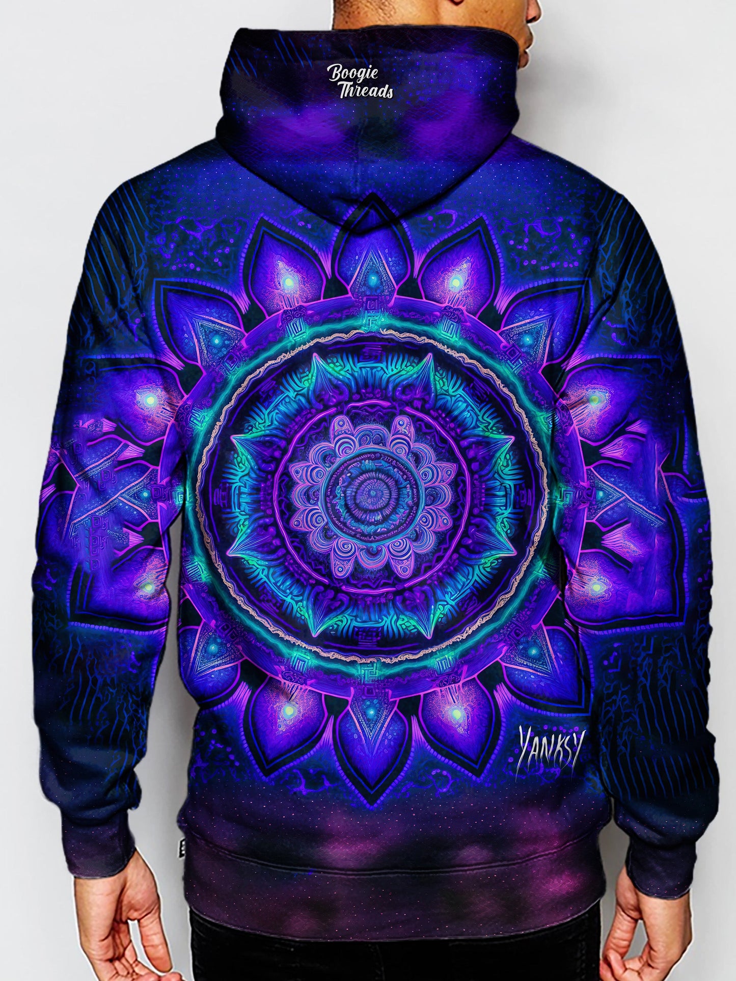 Stand out from the crowd in this bold and colorful sublimation pullover hoodie