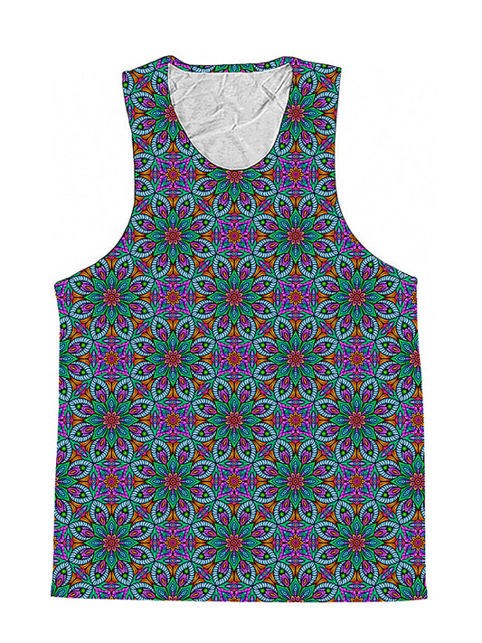 Octagasm Sacred Geometry Mandala Premium Tank Top - Boogie Threads