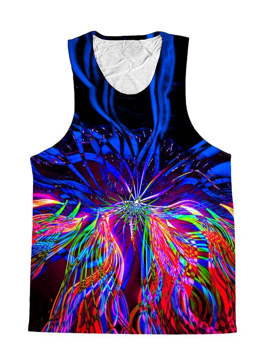 On One Light Show Mandala Premium Tank Top - Boogie Threads