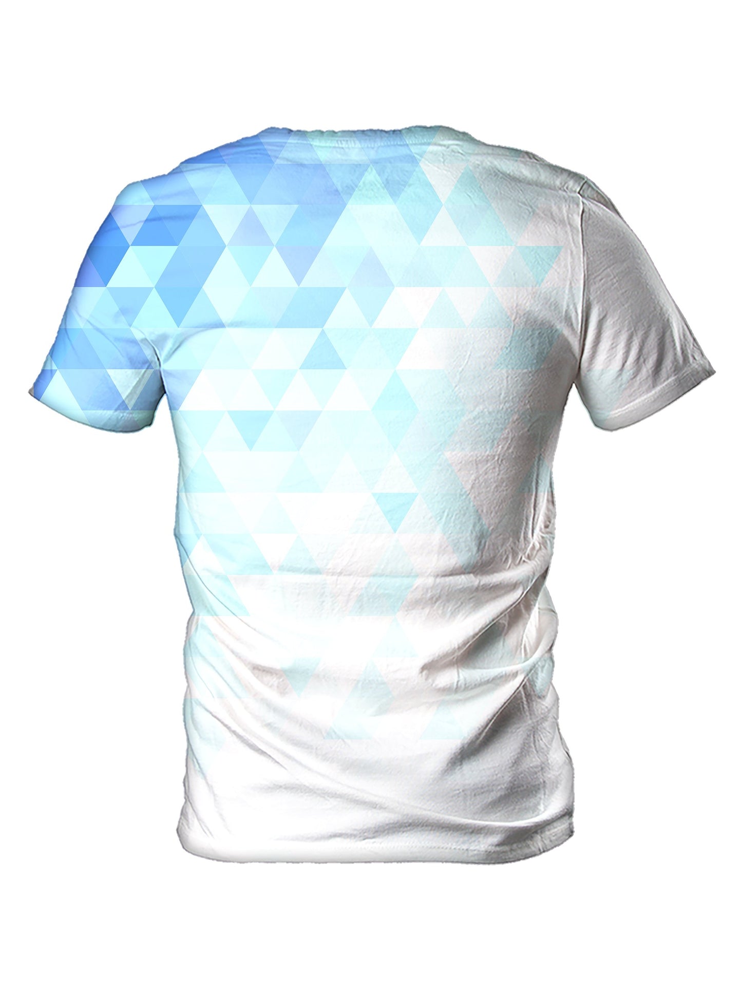 Back view of all over print psychedelic sacred geometry t shirt by Gratefully Dyed Apparel.