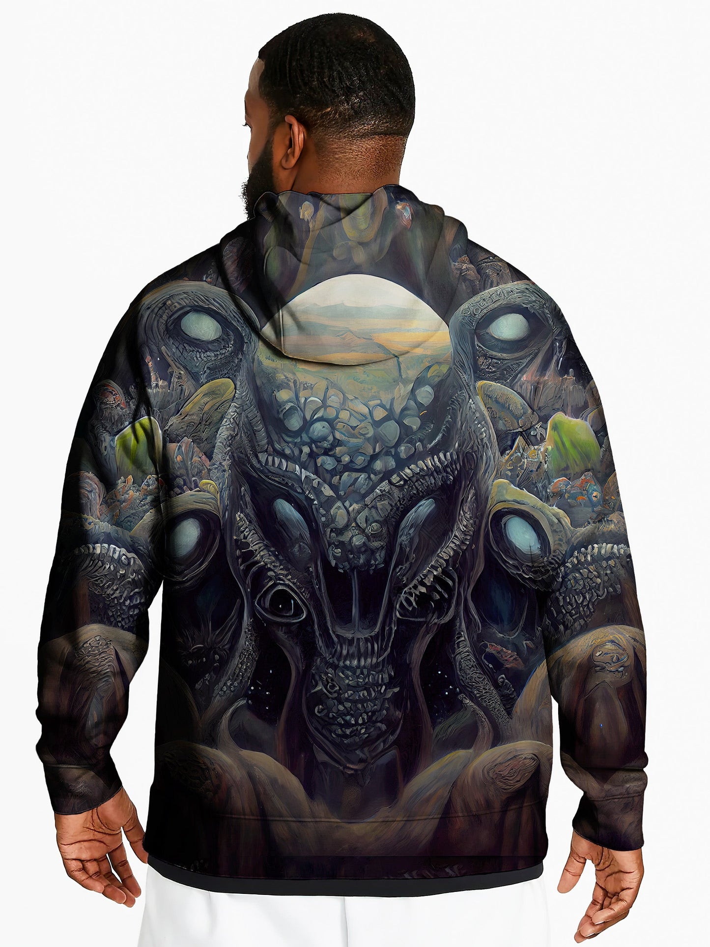 Psychedelic Reflection Unisex Pullover Hoodie - EDM Festival Clothing - Boogie Threads
