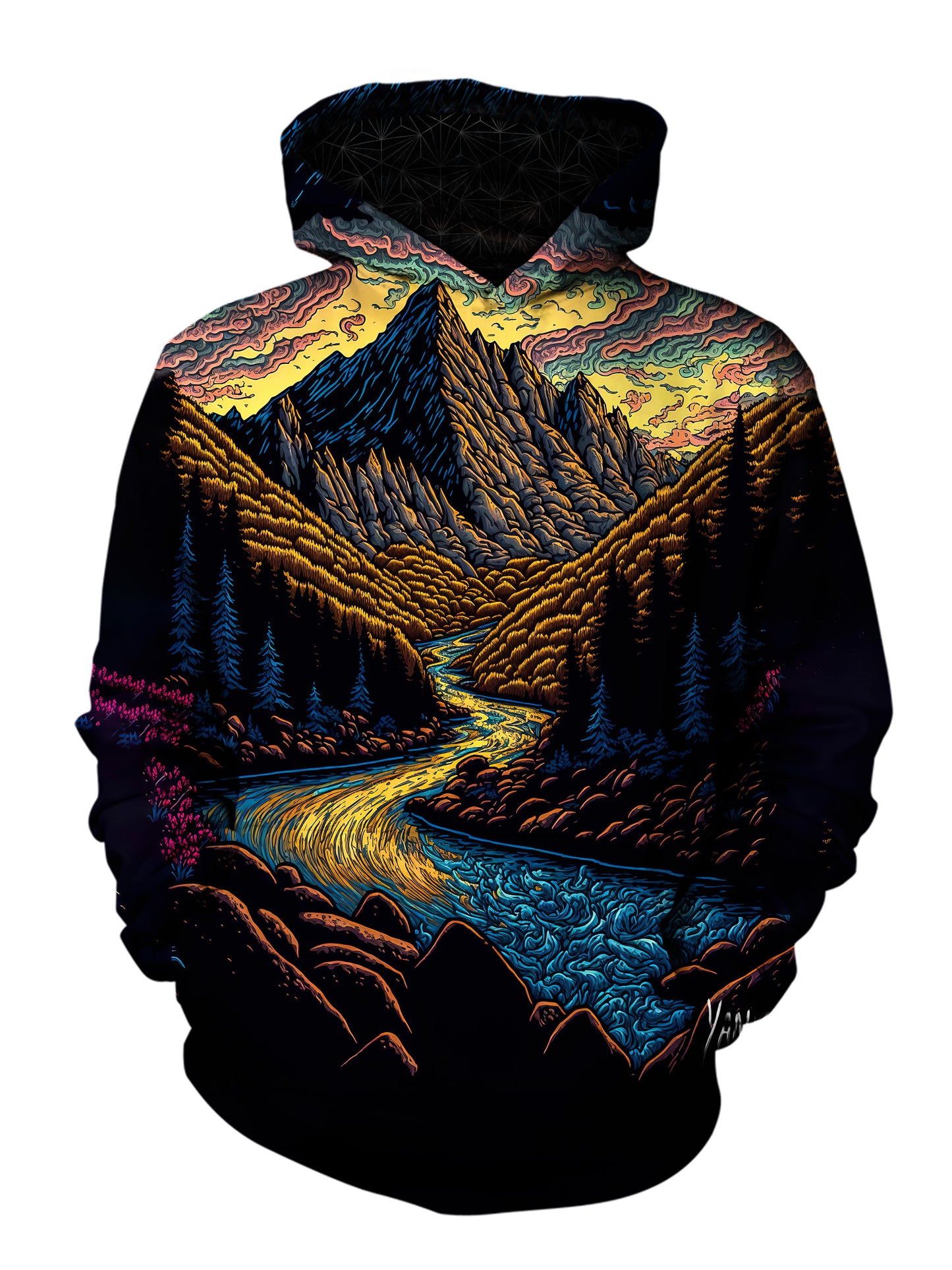 Get ready to party in comfort and style with this pullover hoodie