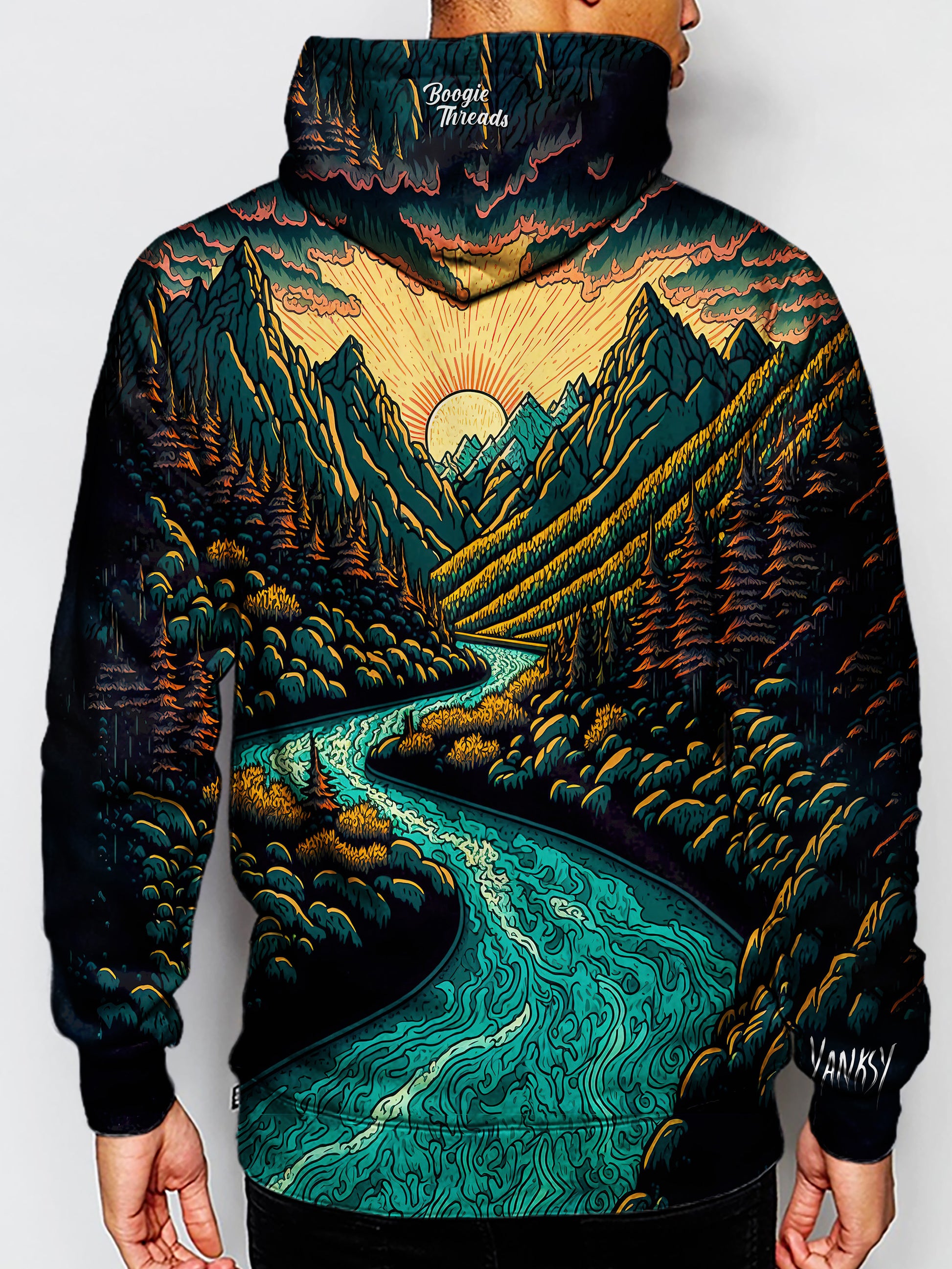 Stay comfy and stylish all night long with this pullover hoodie