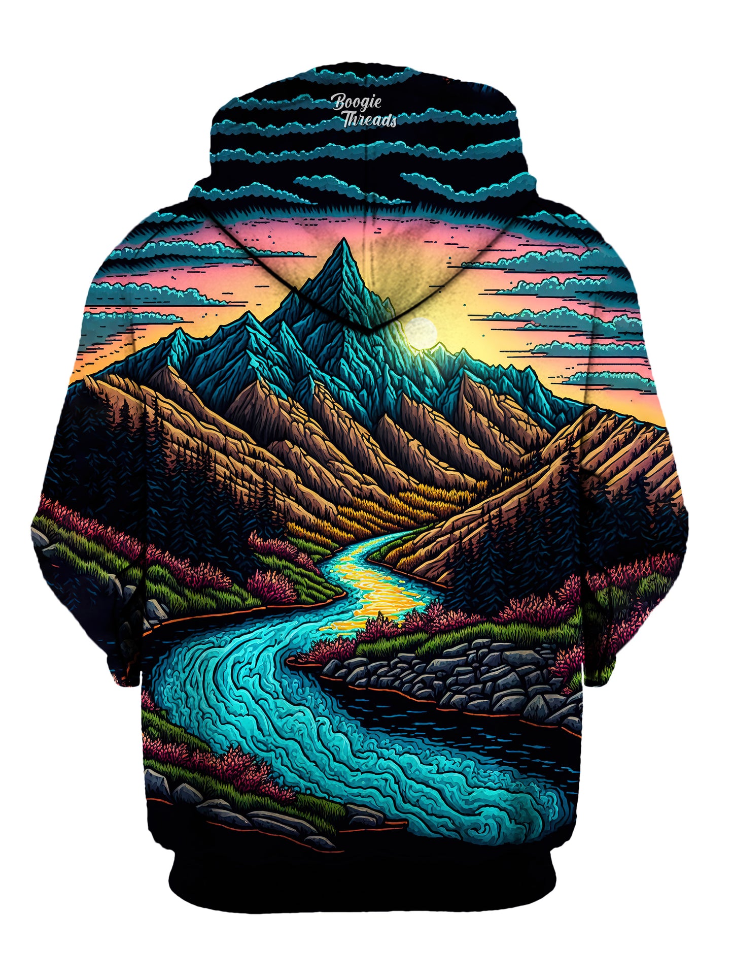 Get ready to dance the night away in this comfortable pullover hoodie