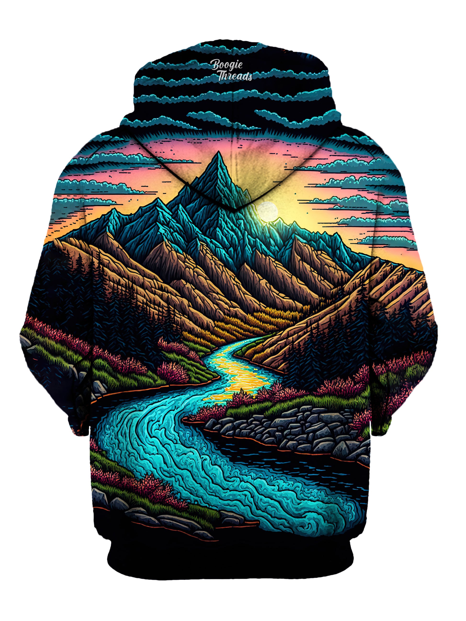 Get ready to dance the night away in this comfortable pullover hoodie