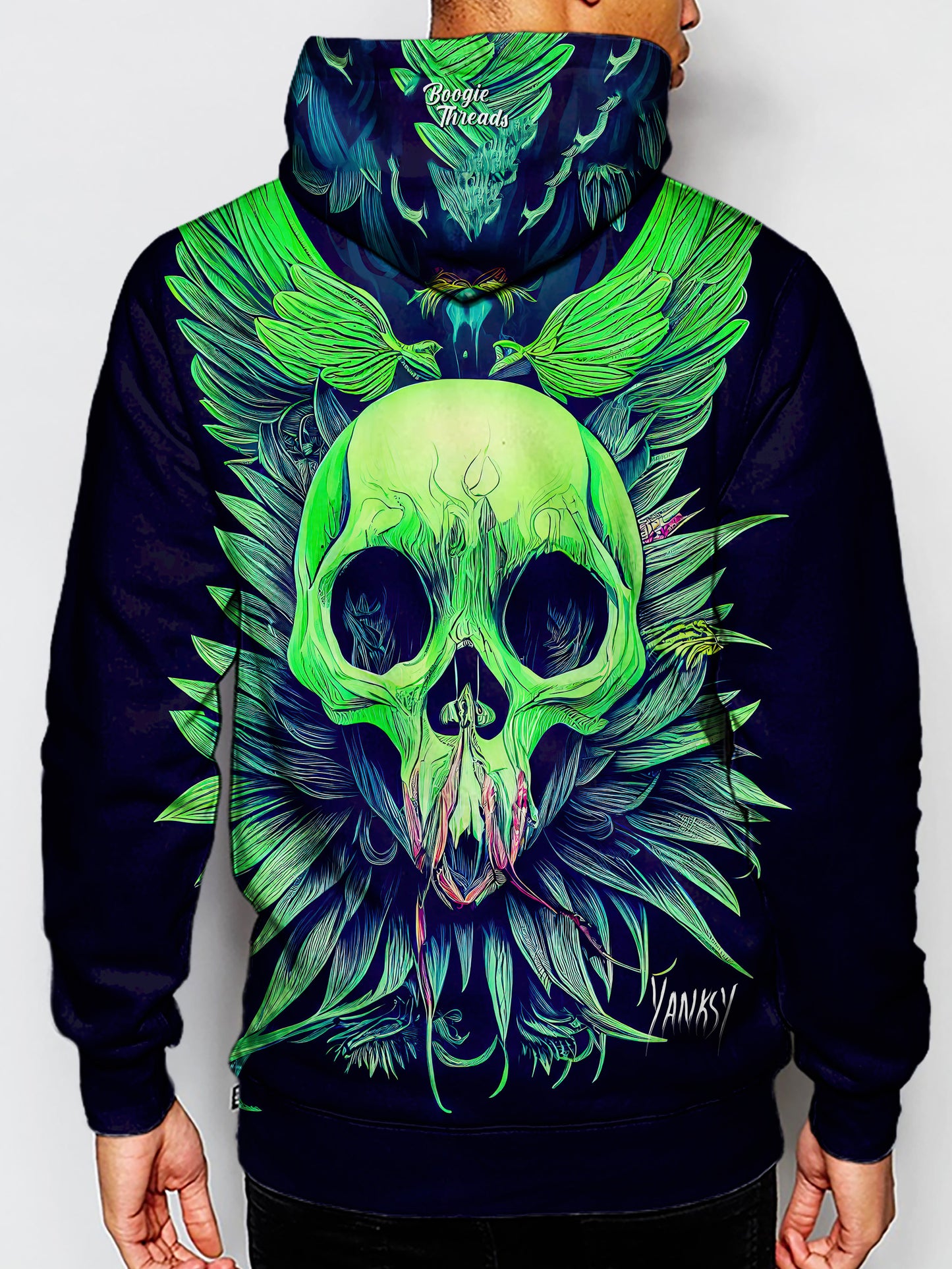Experience the transformative power of psychedelic design with this one-of-a-kind hoodie