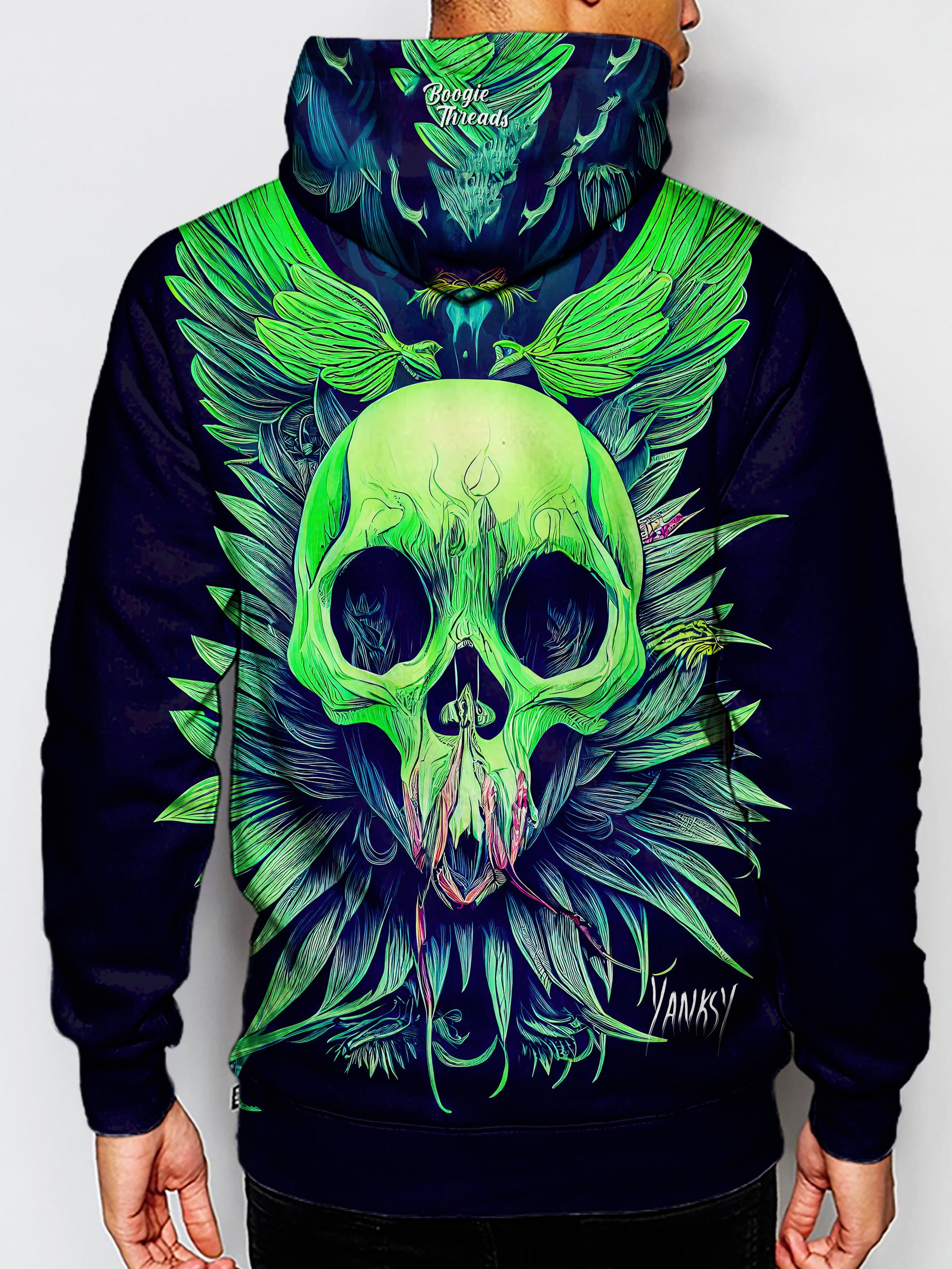 Experience the transformative power of psychedelic design with this one-of-a-kind hoodie