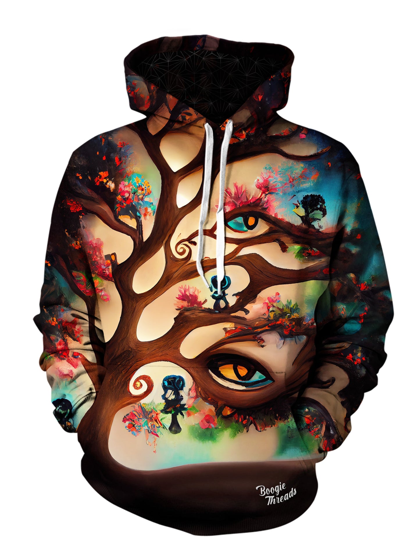 Serene Strength Unisex Pullover Hoodie - EDM Festival Clothing - Boogie Threads